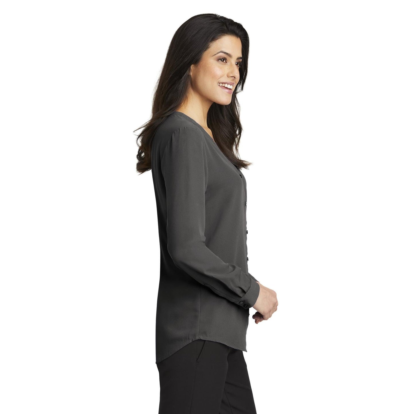 Black Blouses - Elegant Blouse - Port Authority - Polyester