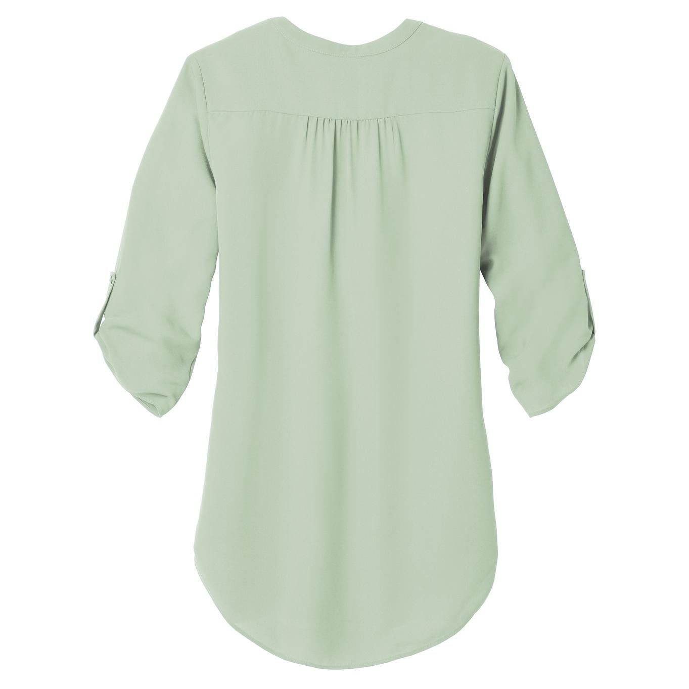 Black Blouses - Stylish Tunic - Port Authority - V-Neck