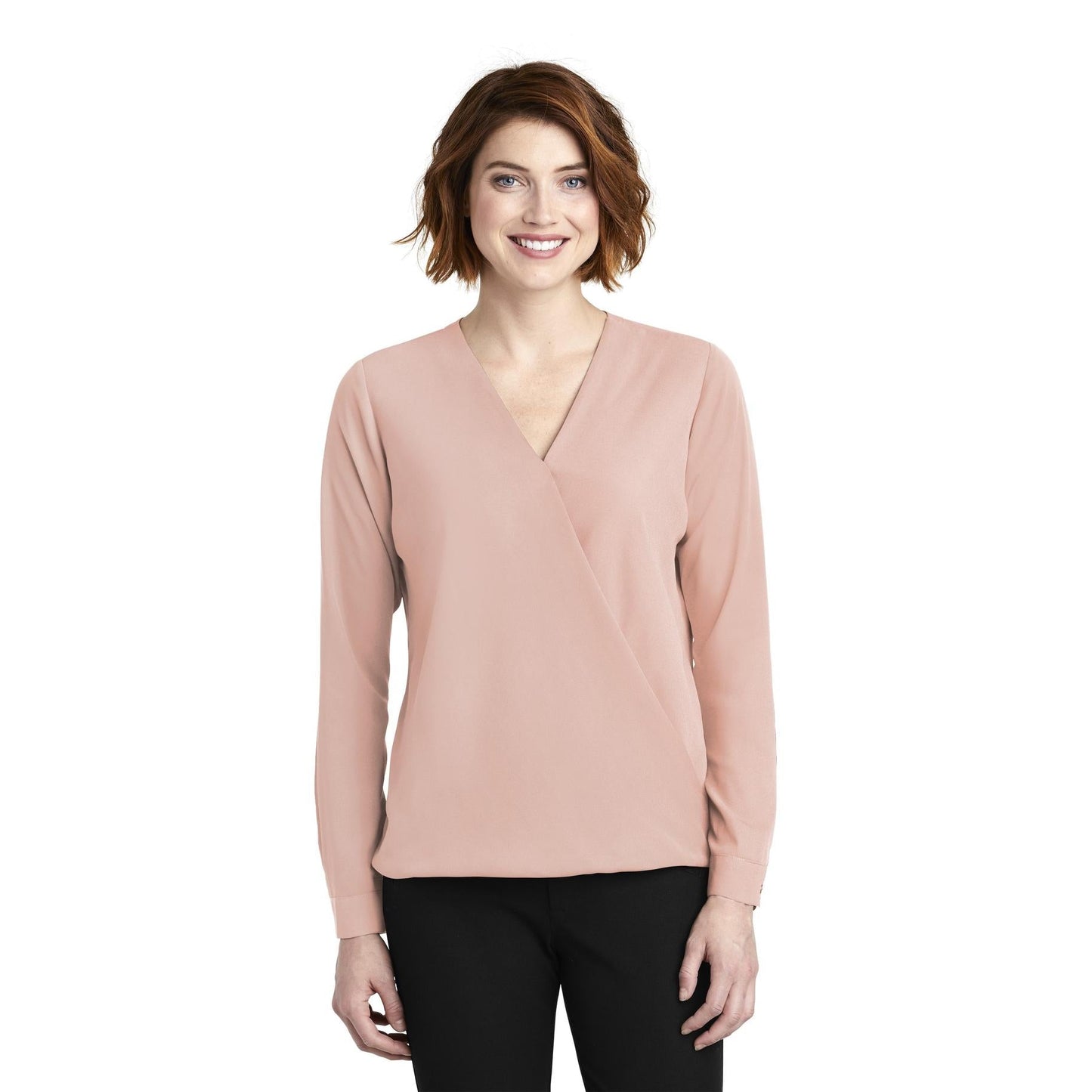 Ivory Chiffon Blouses - Port Authority - Elegant Style