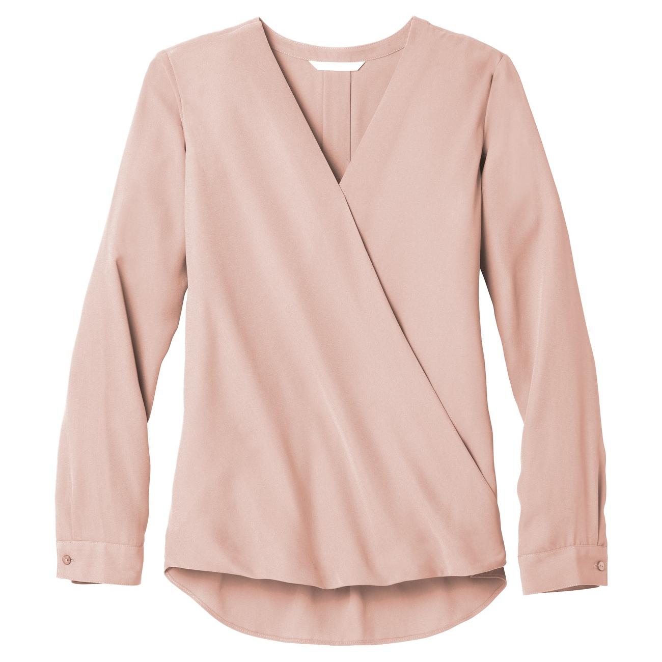 Ivory Chiffon Blouses - Port Authority - Elegant Style