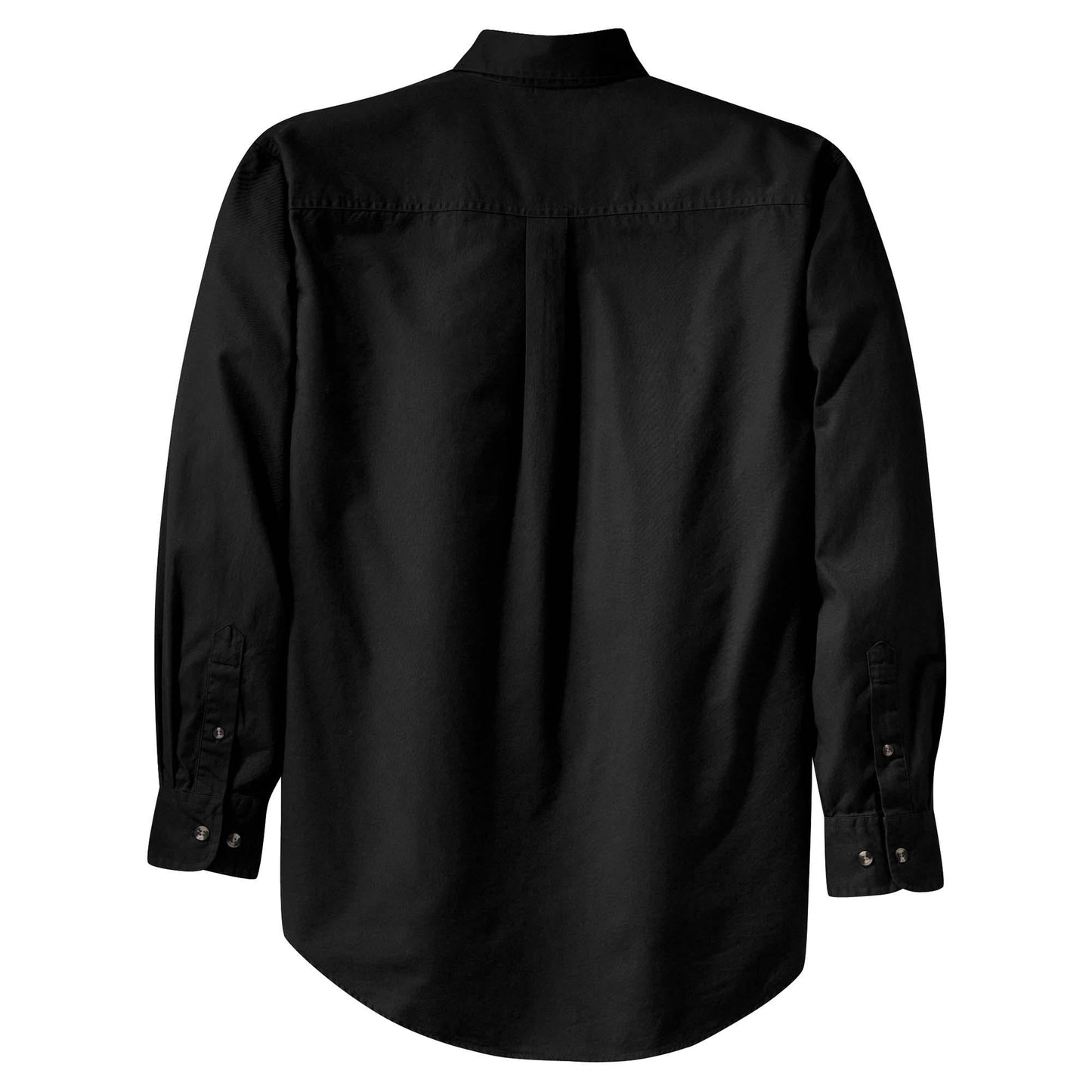 Classic Navy Button Up Shirt - Port Authority - Classic Fit