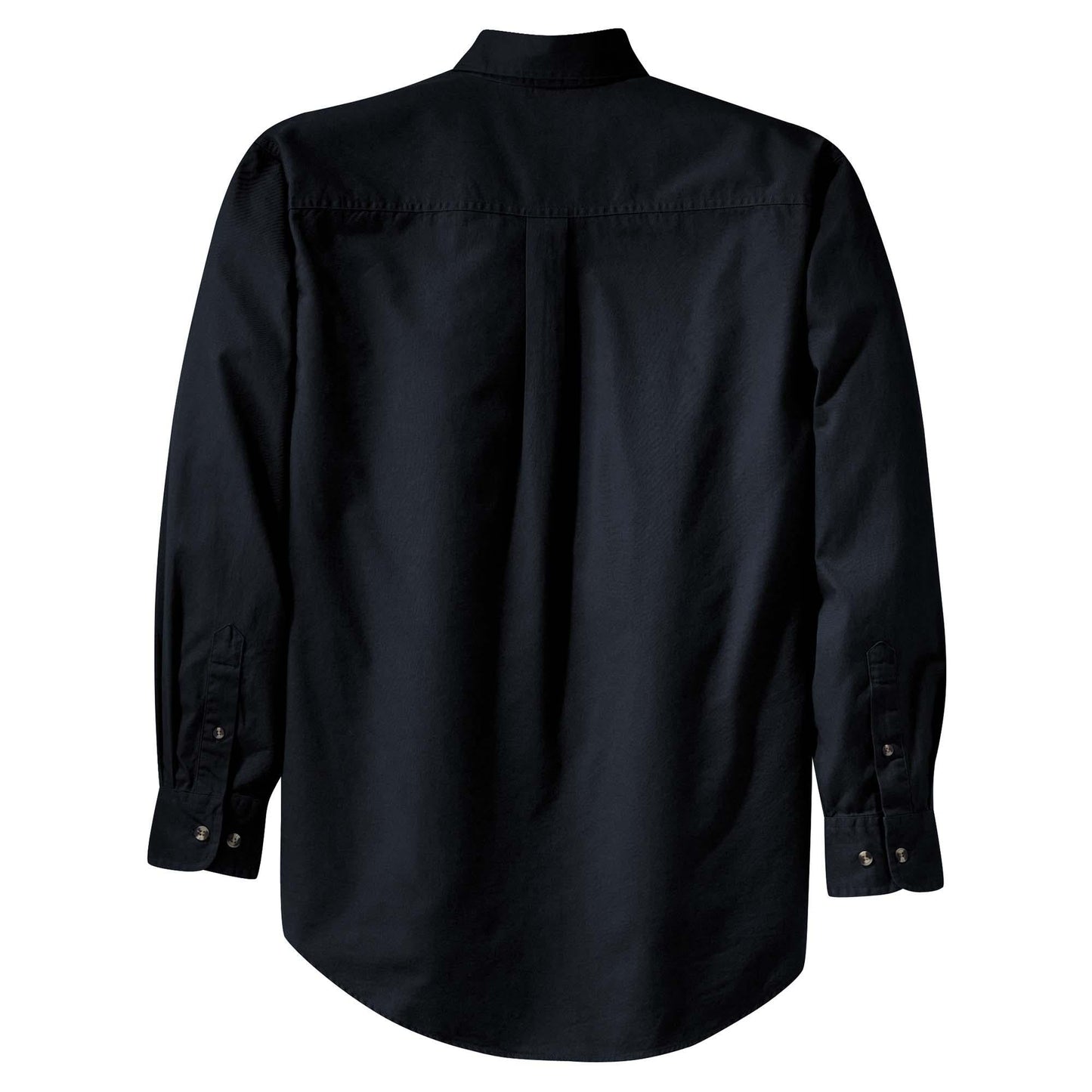 Classic Navy Button Up Shirt - Port Authority - Classic Fit