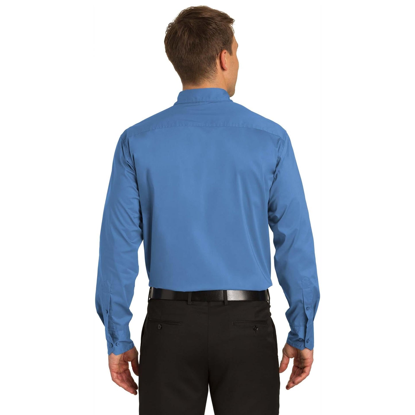 Moonlight Blue Button Up Shirt - Port Authority - Stretchy Fit
