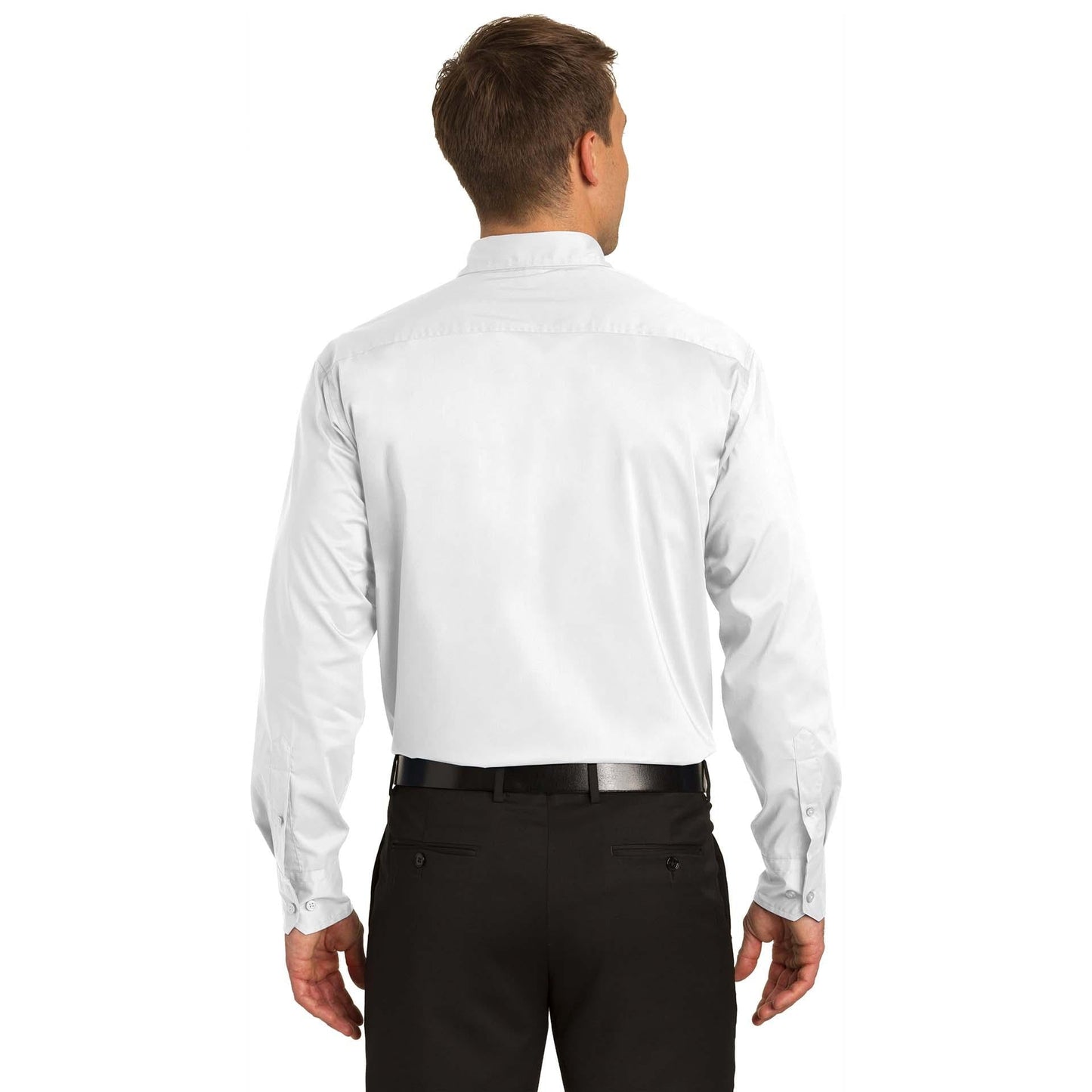 Moonlight Blue Button Up Shirt - Port Authority - Stretchy Fit