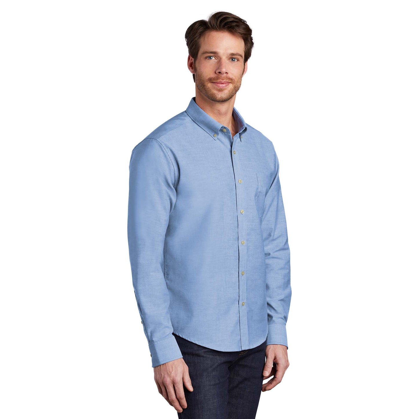 Black Button Up Shirt - Port Authority - Slim Fit Design