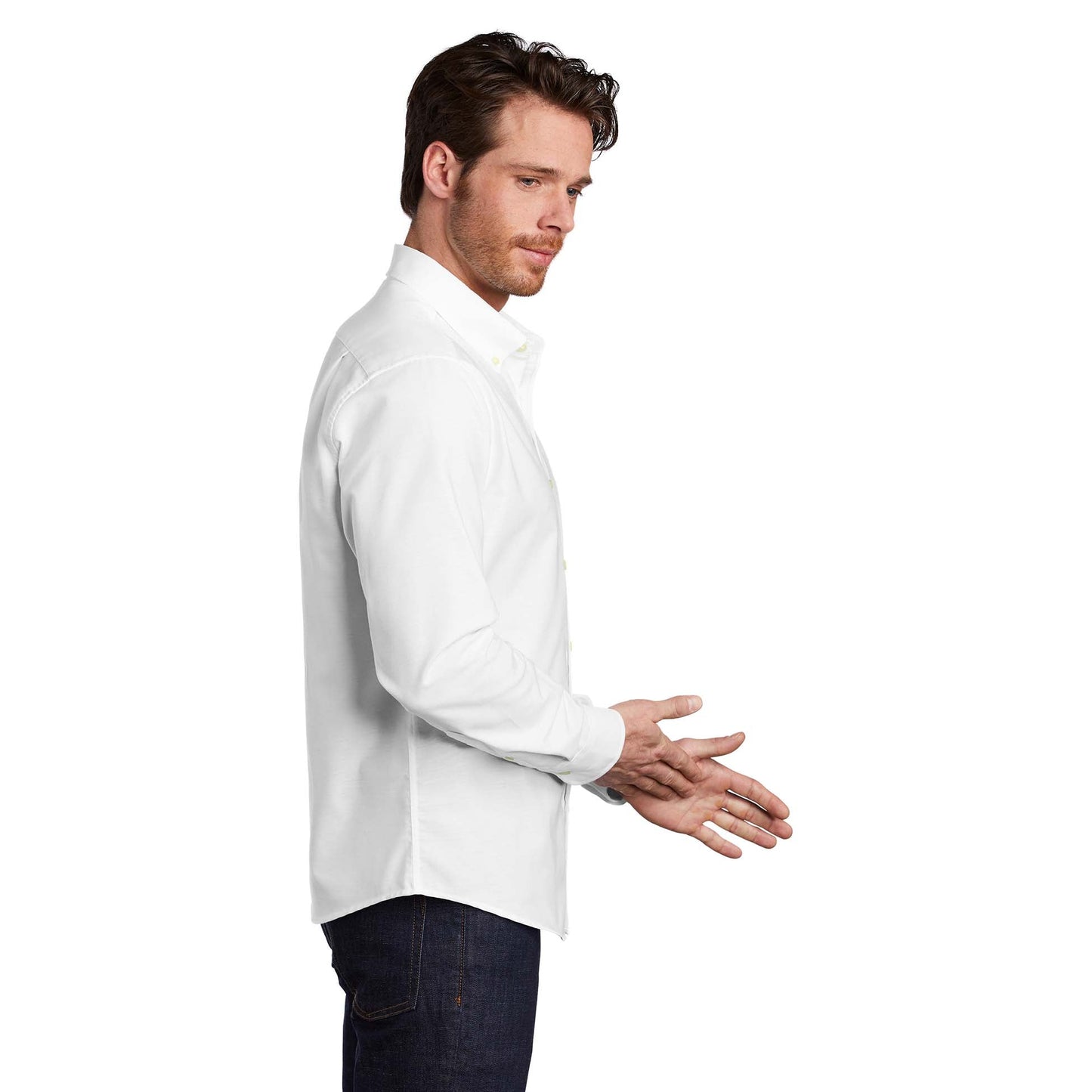 Black Button Up Shirt - Port Authority - Slim Fit Design