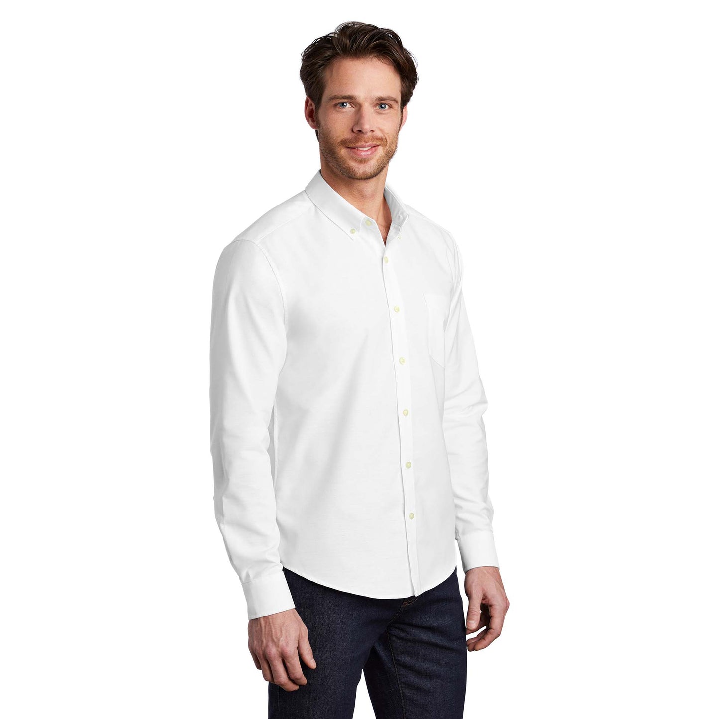 Black Button Up Shirt - Port Authority - Slim Fit Design