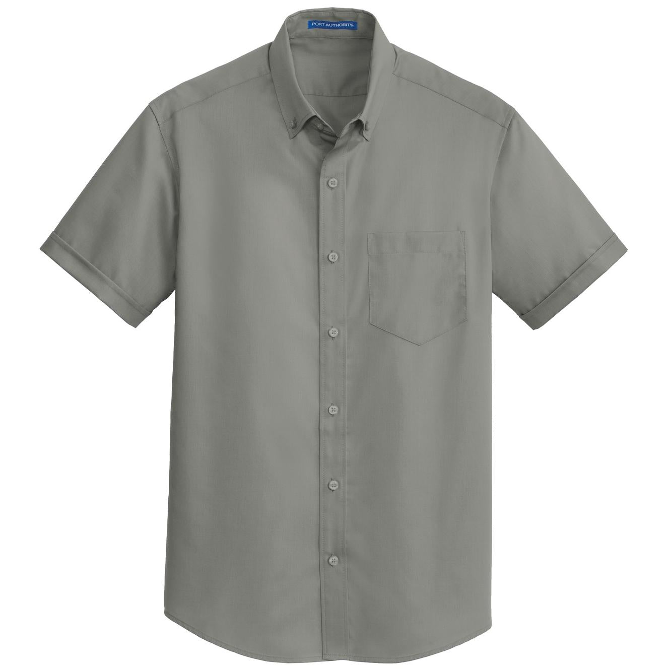 Black Button Up Shirt - Port Authority - Comfortable Fit