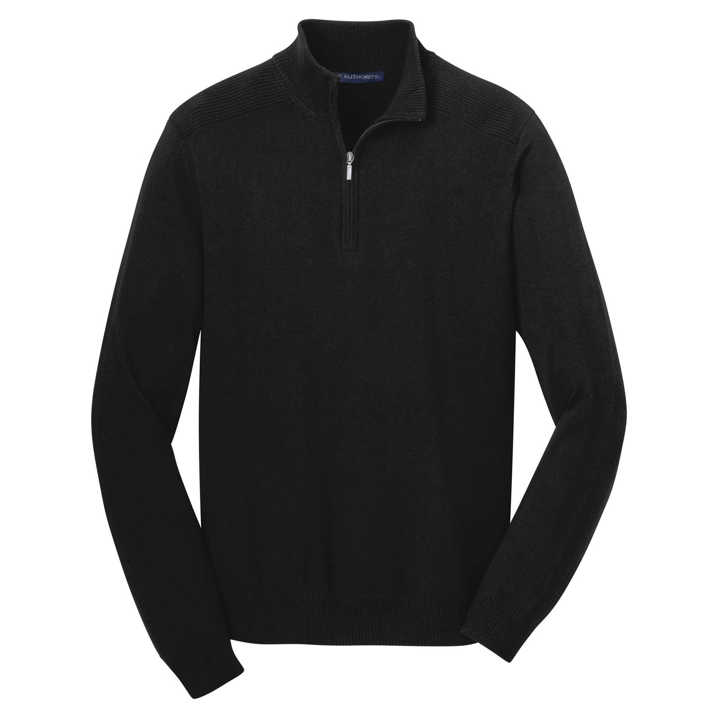 Navy Sweater - Port Authority - Stylish Rib Knit - Fashionable