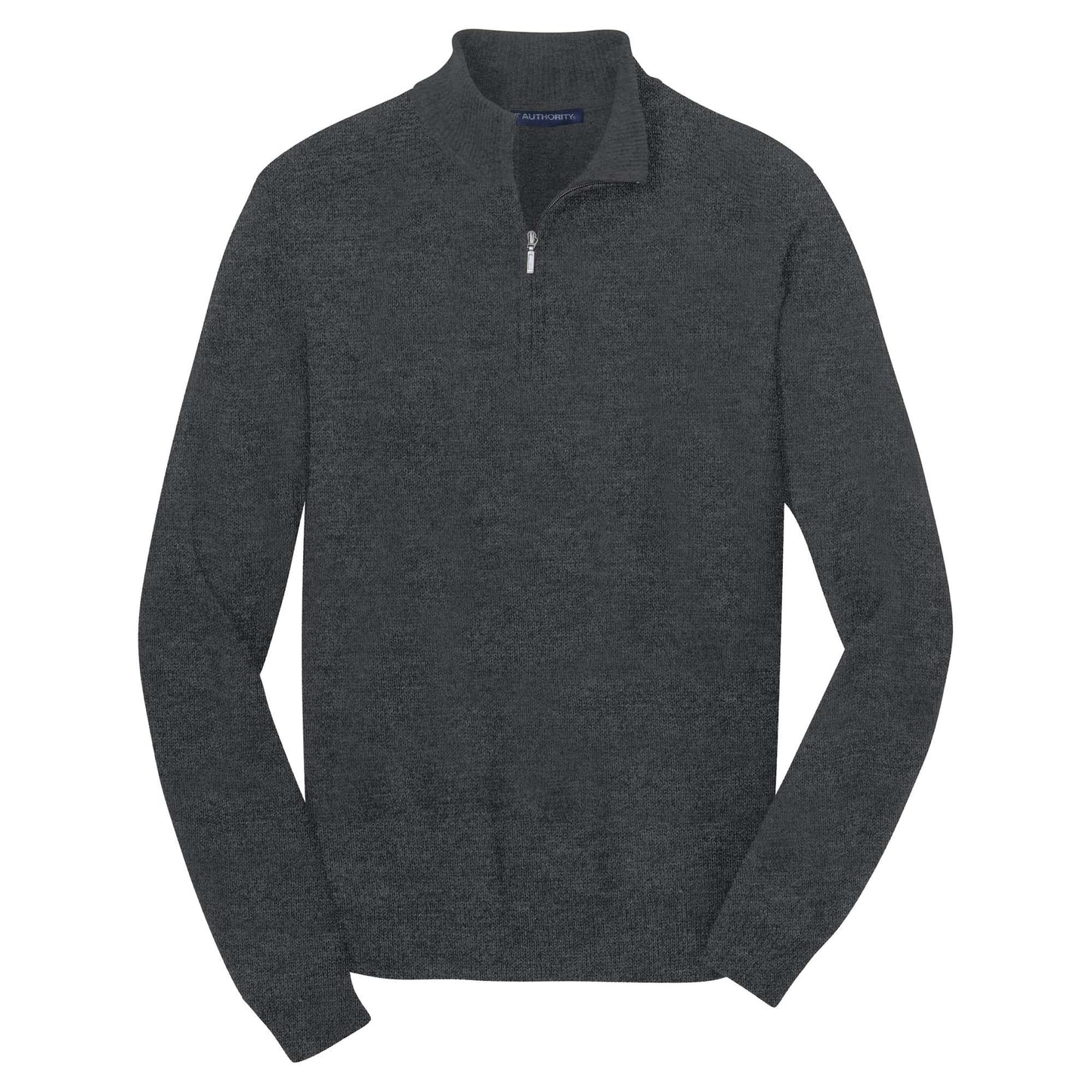 Navy Sweater - Port Authority - Stylish Rib Knit - Fashionable