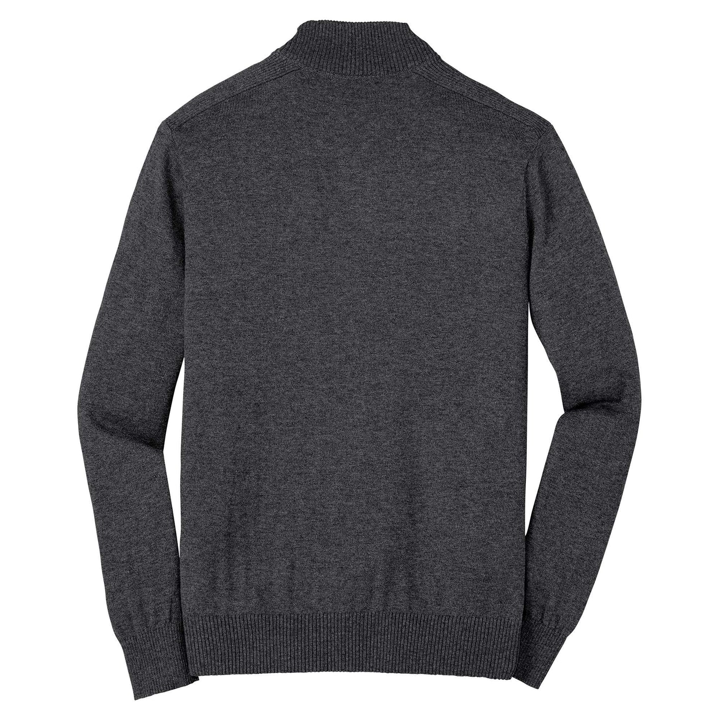 Navy Sweater - Port Authority - Stylish Rib Knit - Fashionable