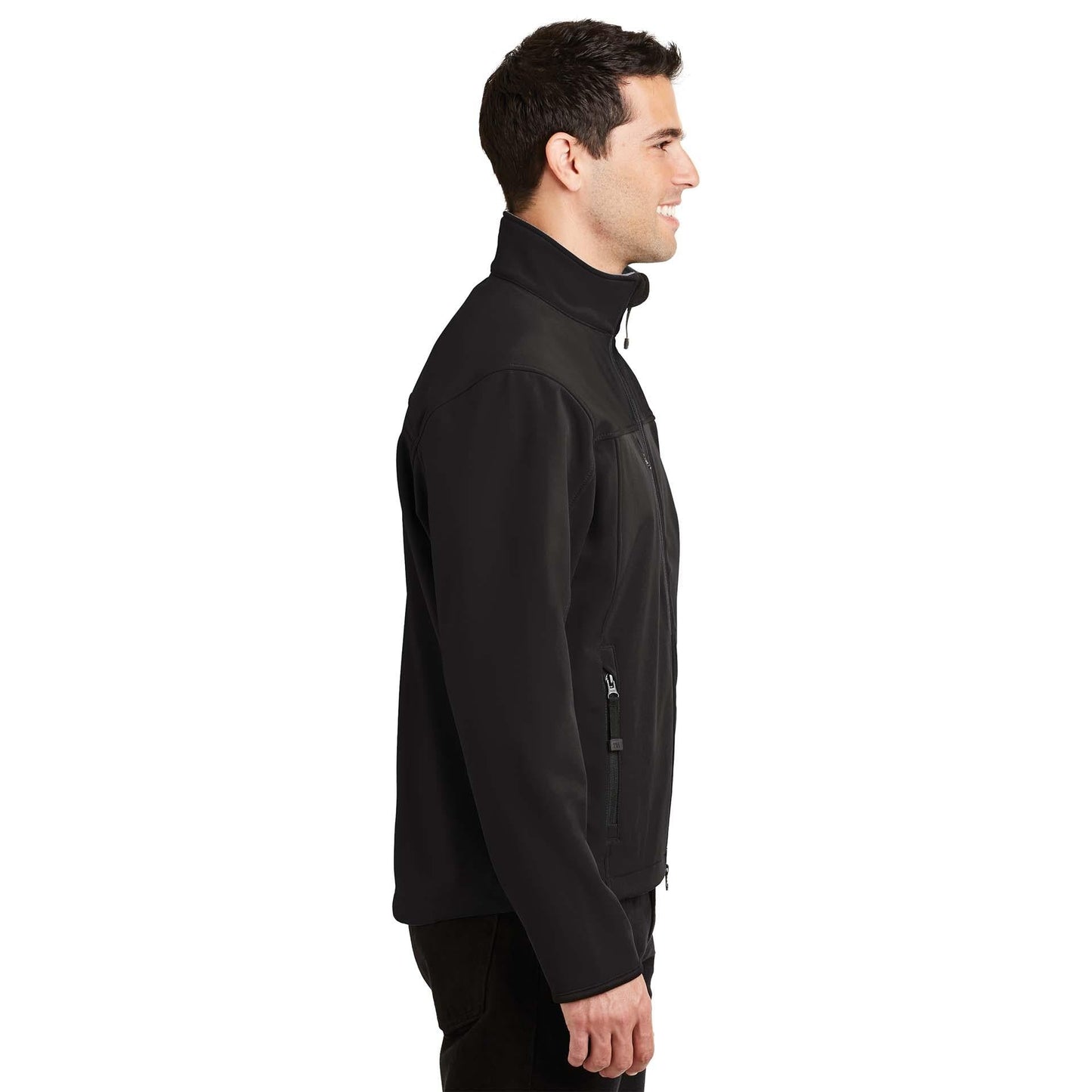 Black/Chrome Jacket - Port Authority - Soft Shell