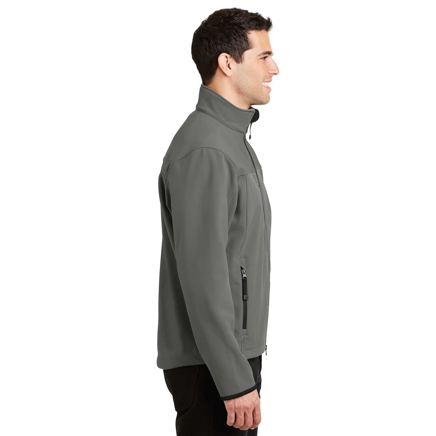 Black/Chrome Jacket - Port Authority - Soft Shell