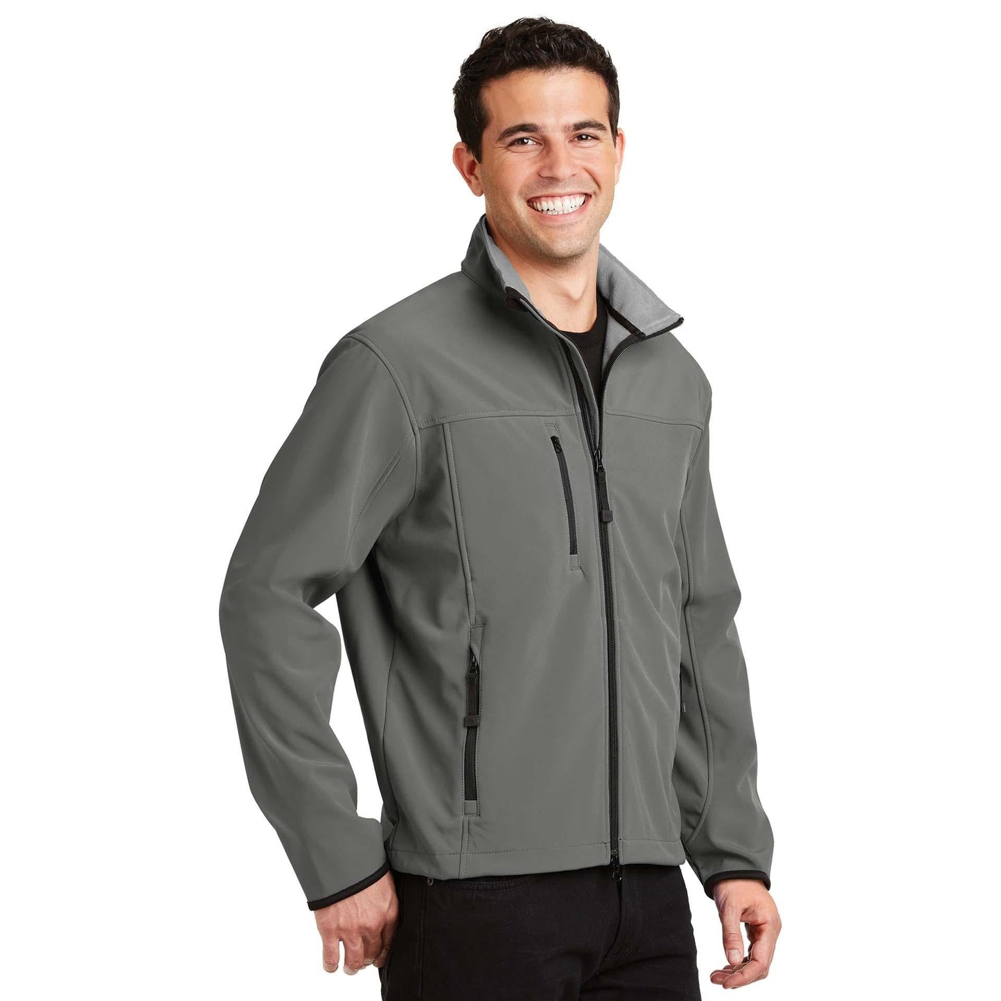 Black/Chrome Jacket - Port Authority - Soft Shell