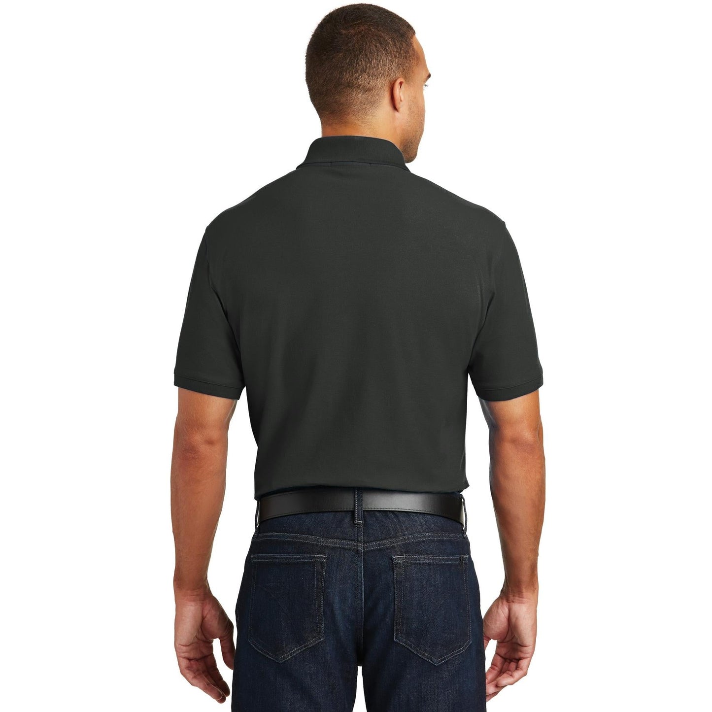 Deep Black Polo Shirt - Port Authority - Stylish Design - Comfortable