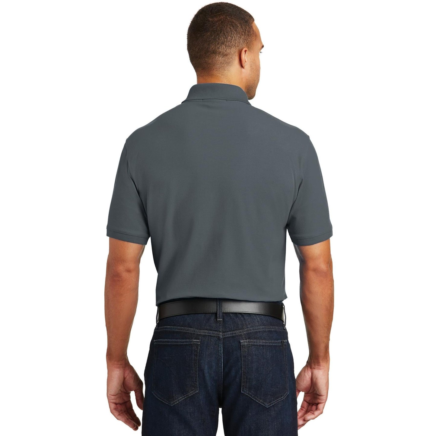 Deep Black Polo Shirt - Port Authority - Stylish Design - Comfortable