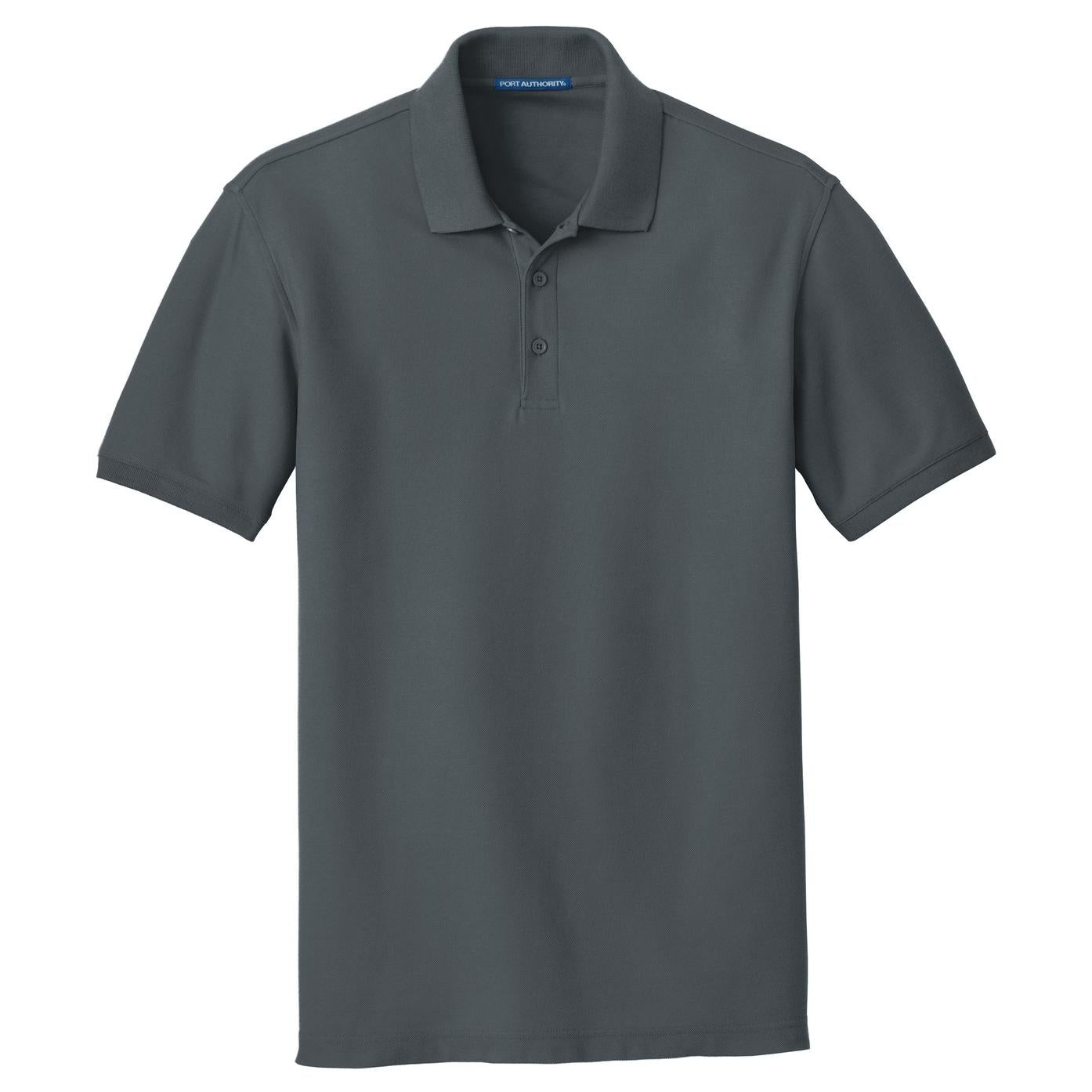 Deep Black Polo Shirt - Port Authority - Stylish Design - Comfortable
