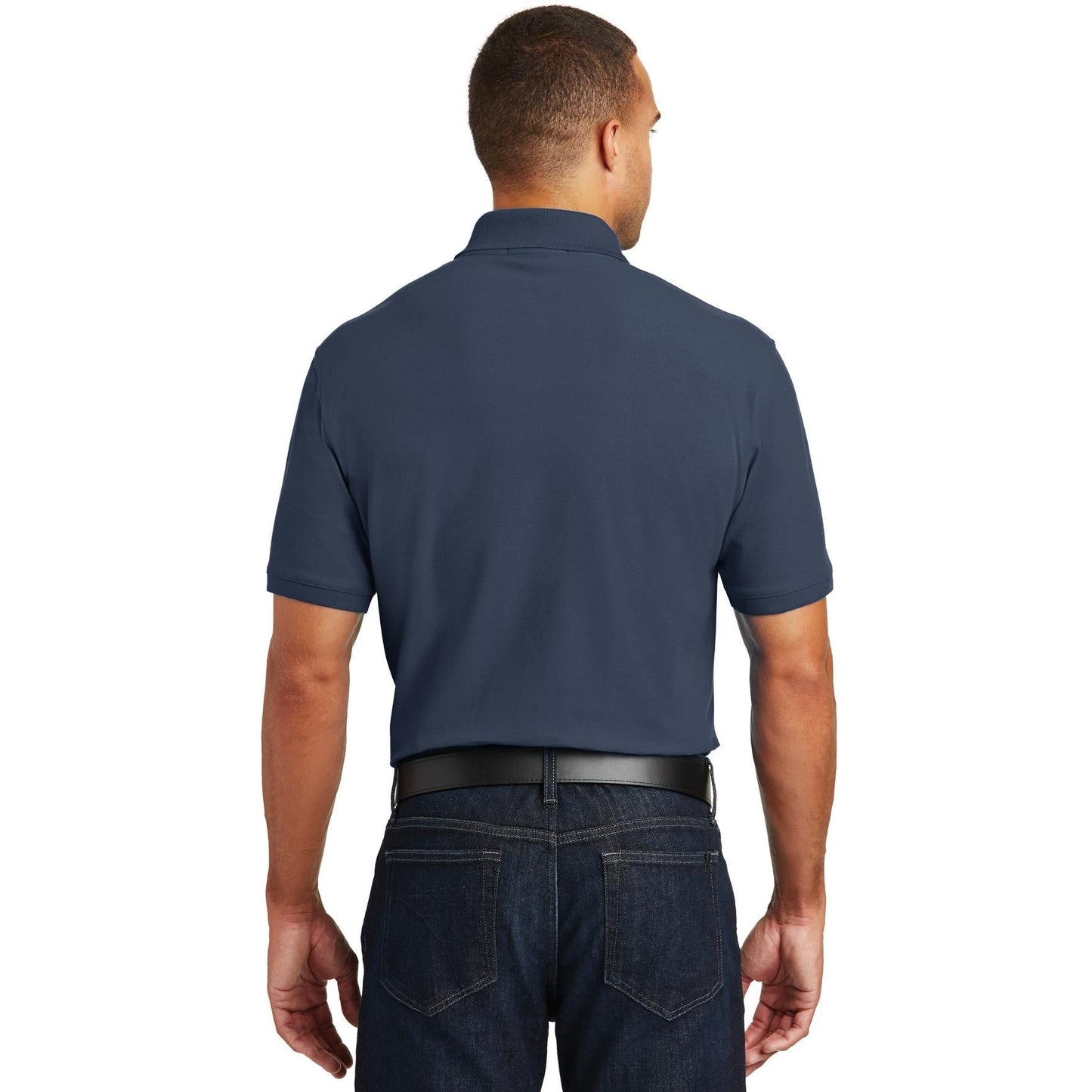 Deep Black Polo Shirt - Port Authority - Stylish Design - Comfortable