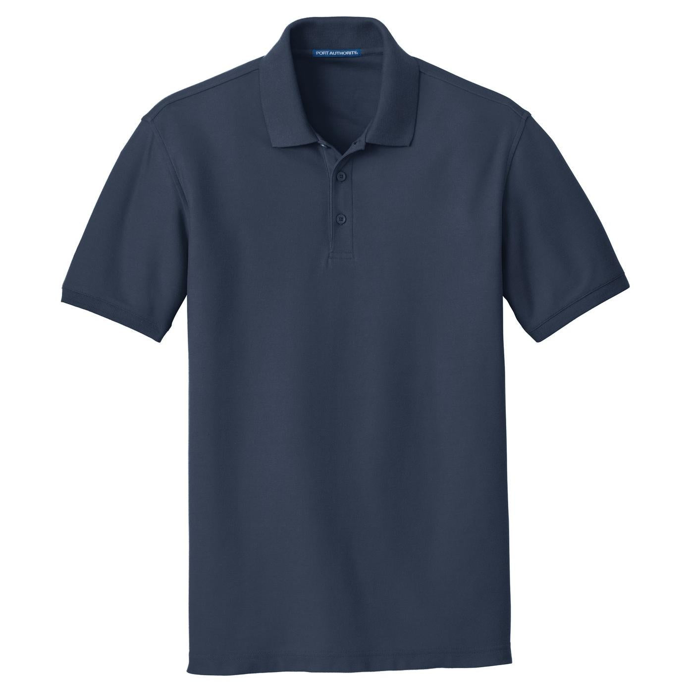 Deep Black Polo Shirt - Port Authority - Stylish Design - Comfortable