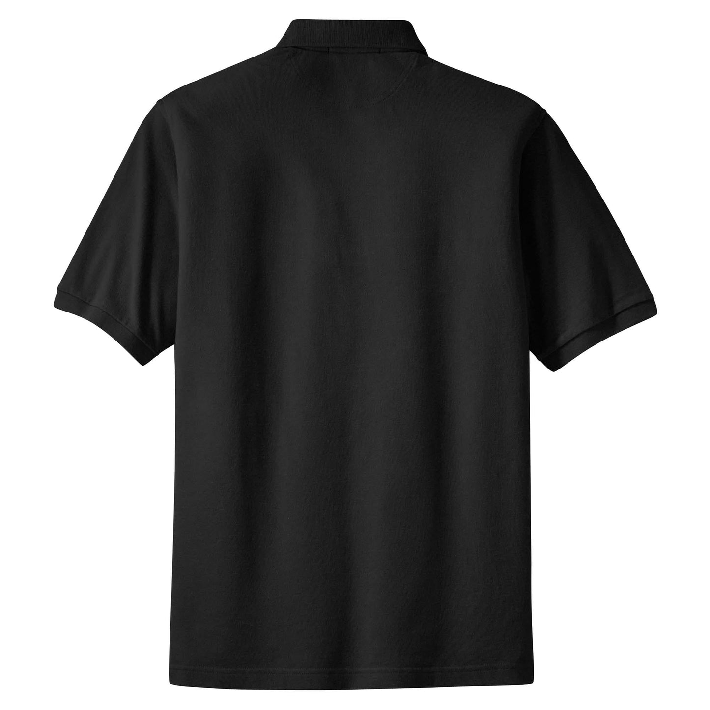 Black Polo Shirt - Port Authority - Soft Knit Fabric
