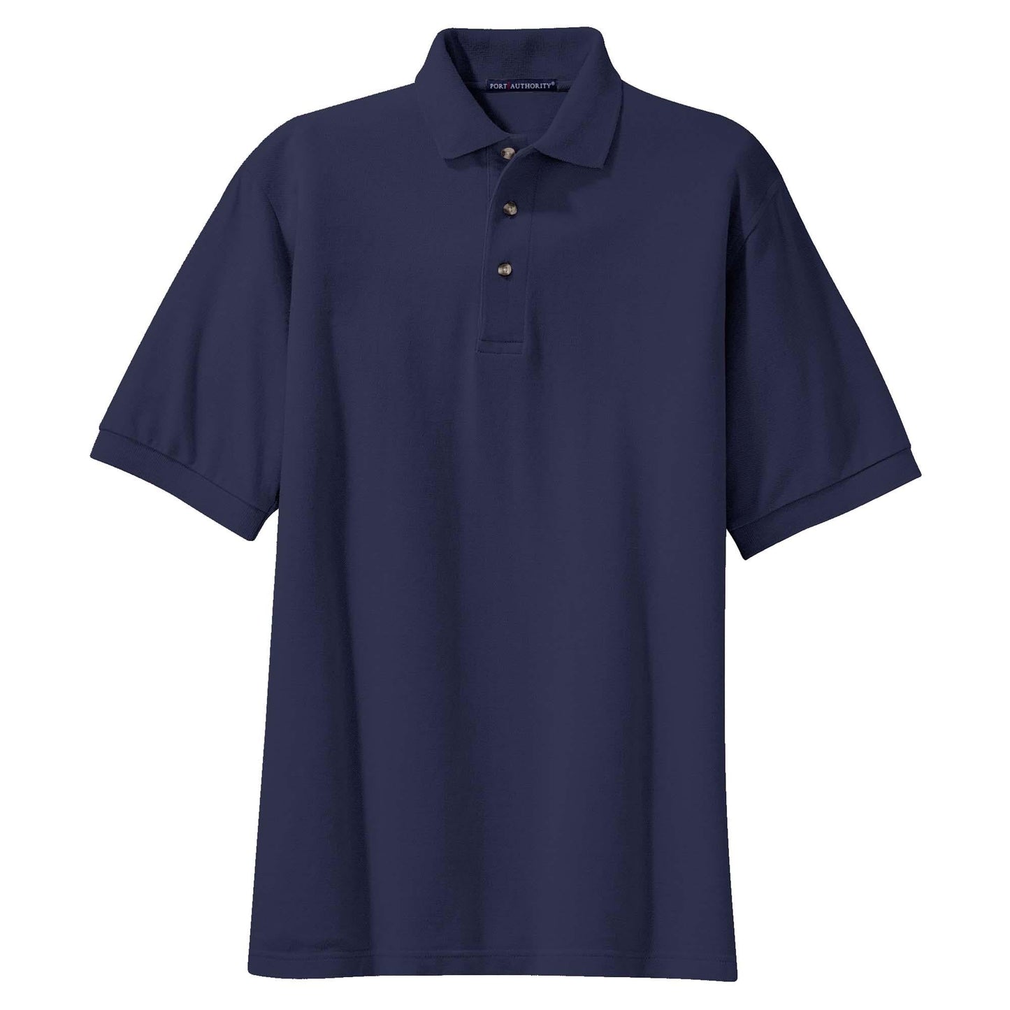 Black Polo Shirt - Port Authority - Soft Knit Fabric