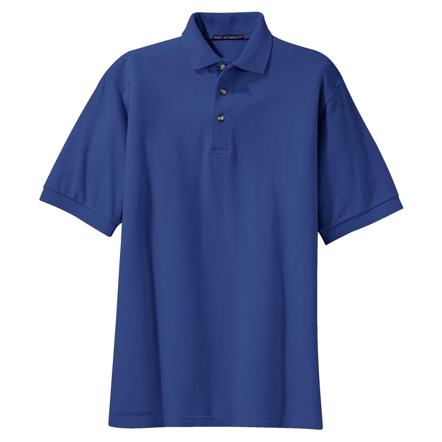 Black Polo Shirt - Port Authority - Soft Knit Fabric