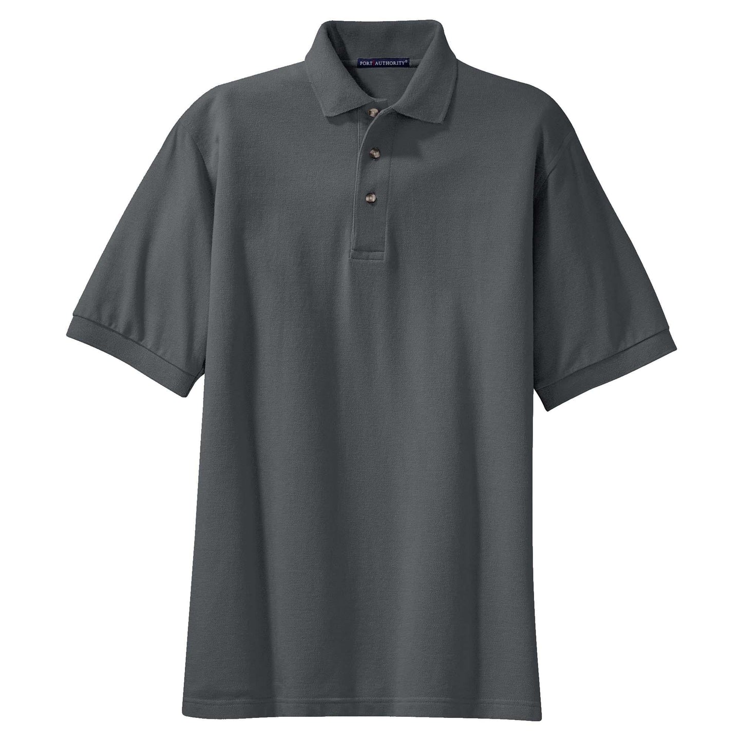 Black Polo Shirt - Port Authority - Soft Knit Fabric