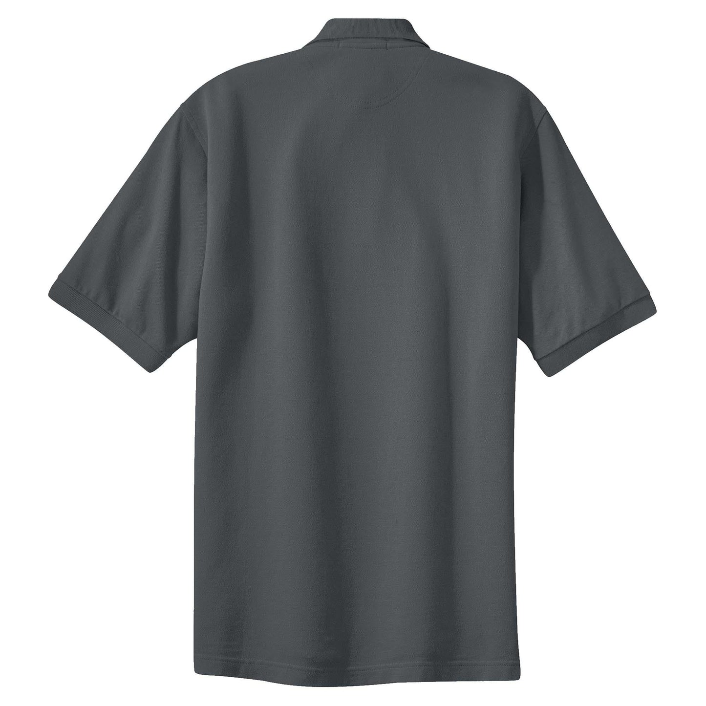 Black Polo Shirt - Port Authority - Soft Knit Fabric