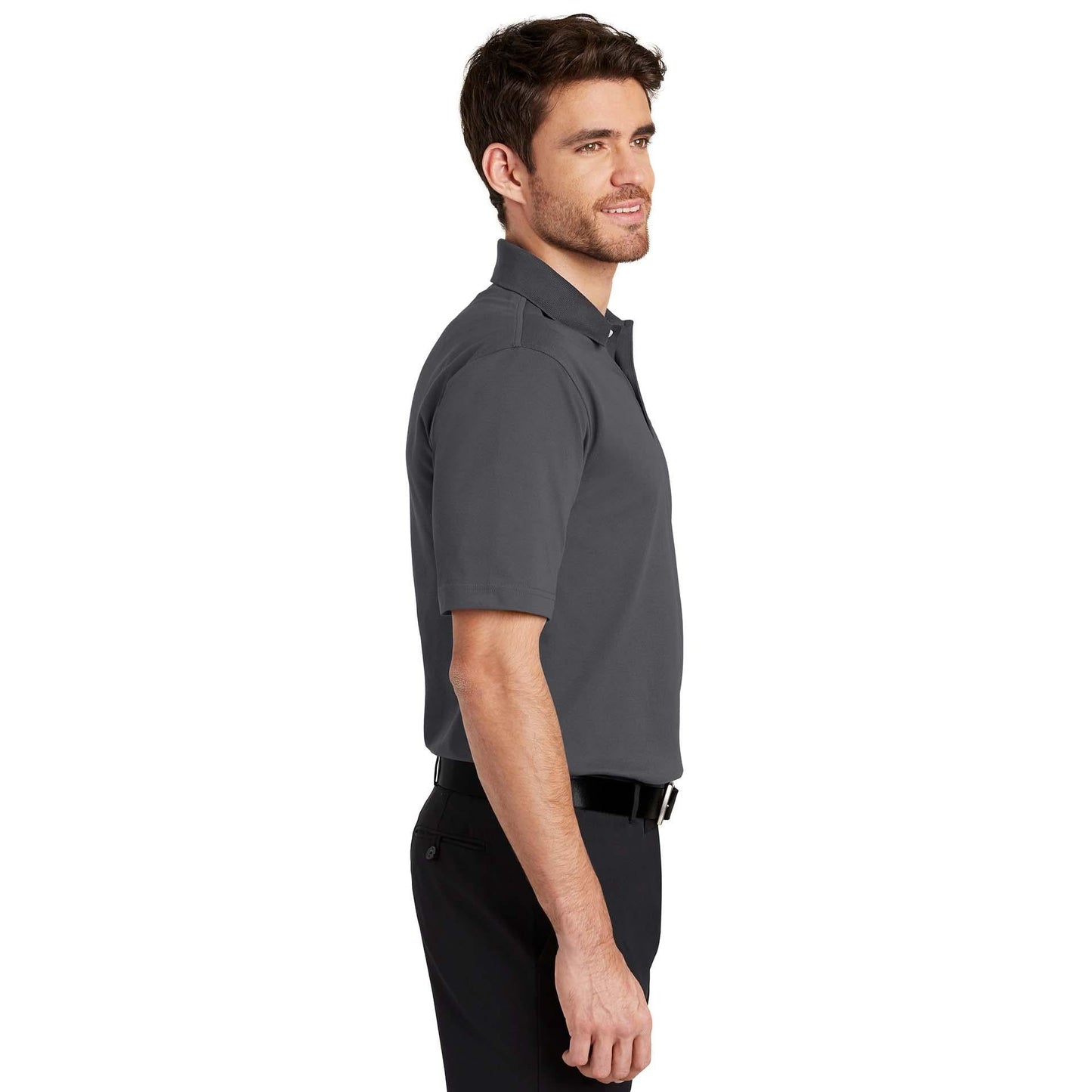 Charcoal Polo Shirt - Port Authority - Rapid Dry
