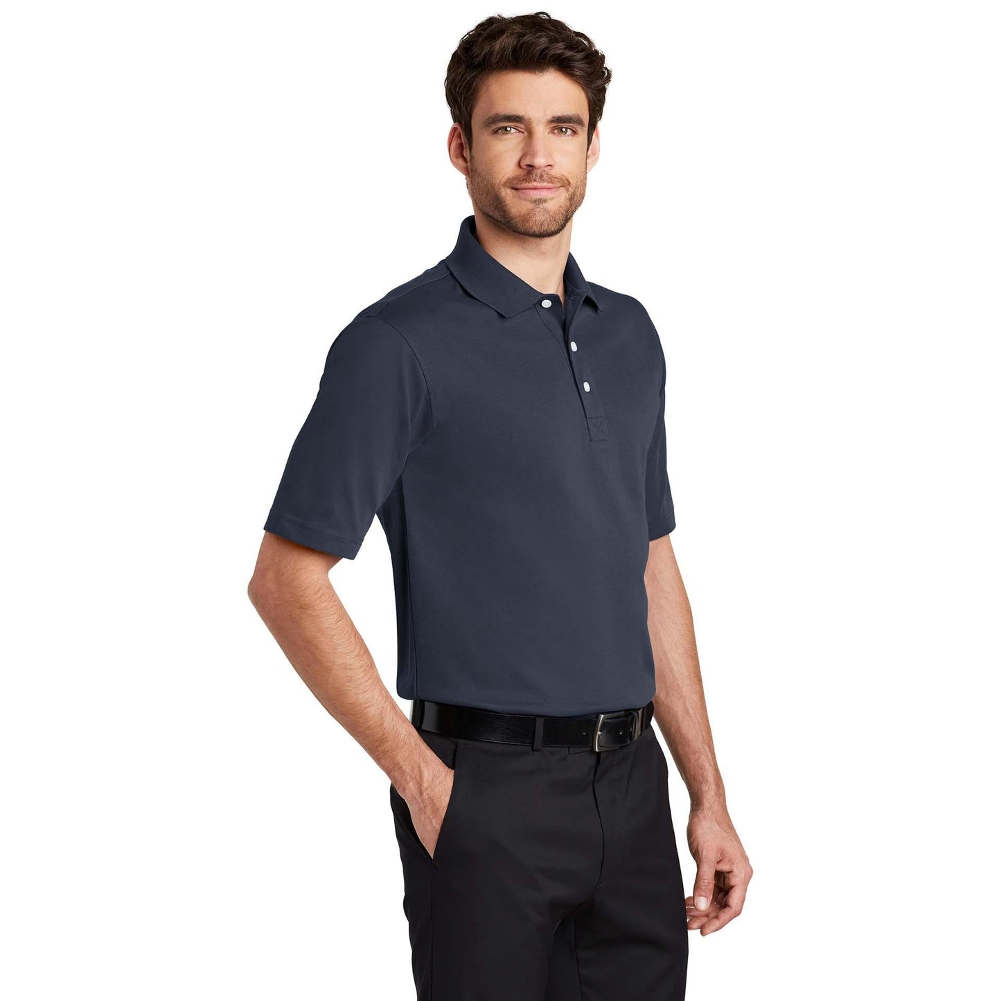 Charcoal Polo Shirt - Port Authority - Rapid Dry