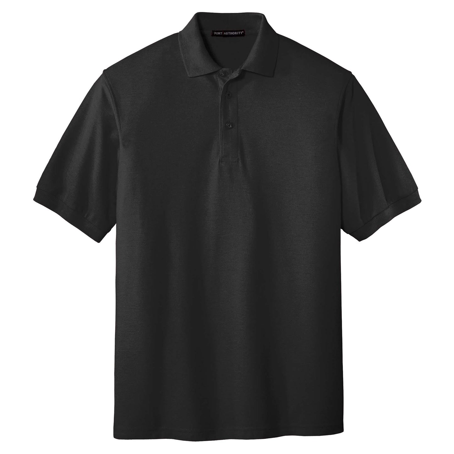 Black Polo Shirt - Port Authority - Smooth Touch