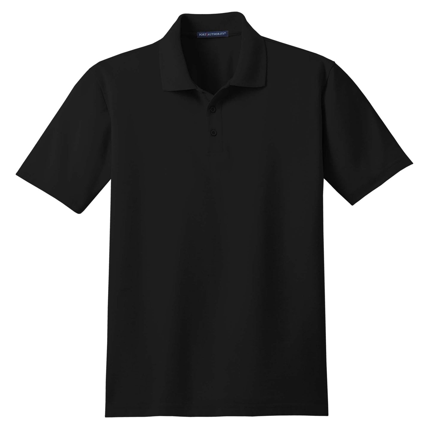 Black Polo Shirts - Port Authority - Stain-Resistant