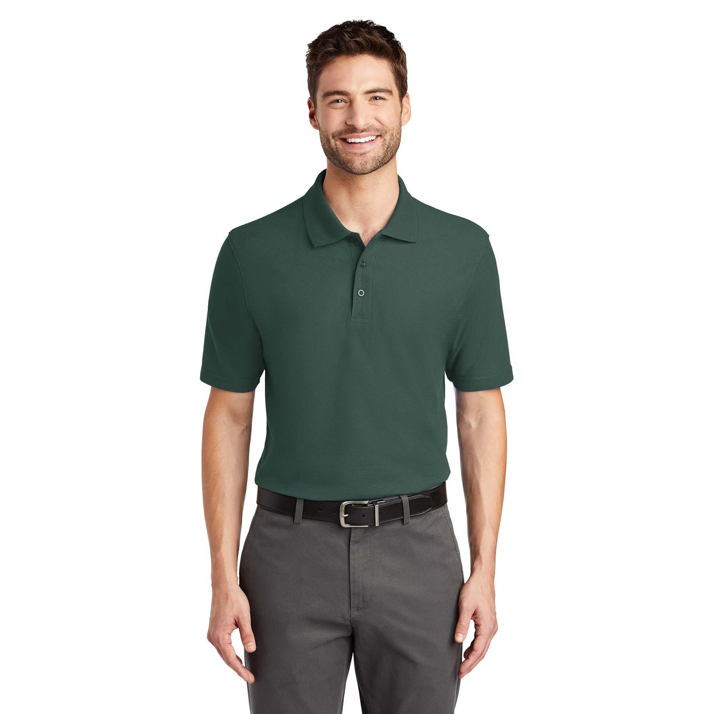 Black Polo Shirts - Port Authority - Stain-Resistant