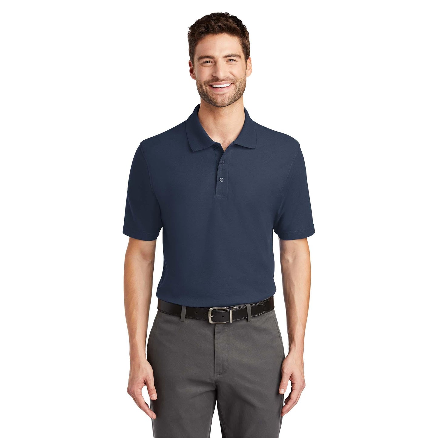 Black Polo Shirts - Port Authority - Stain-Resistant