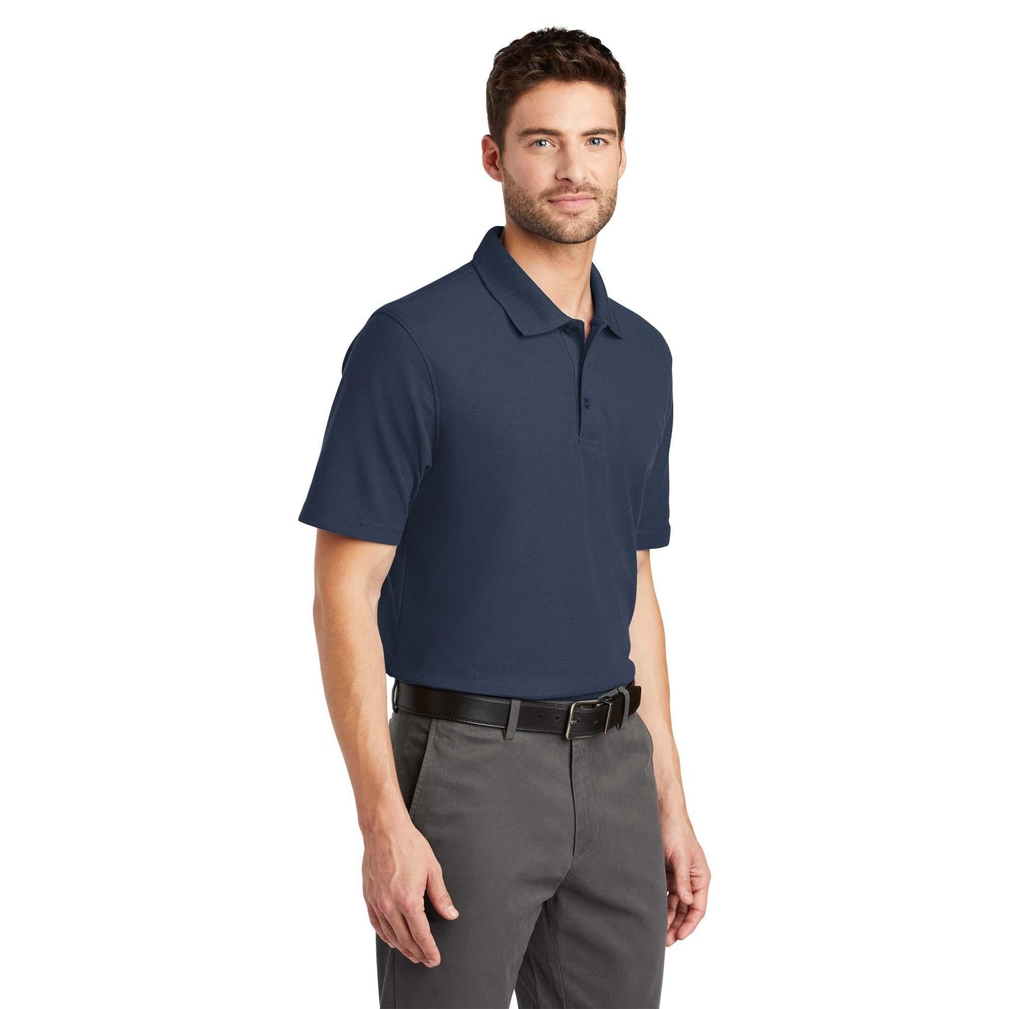 Black Polo Shirts - Port Authority - Stain-Resistant