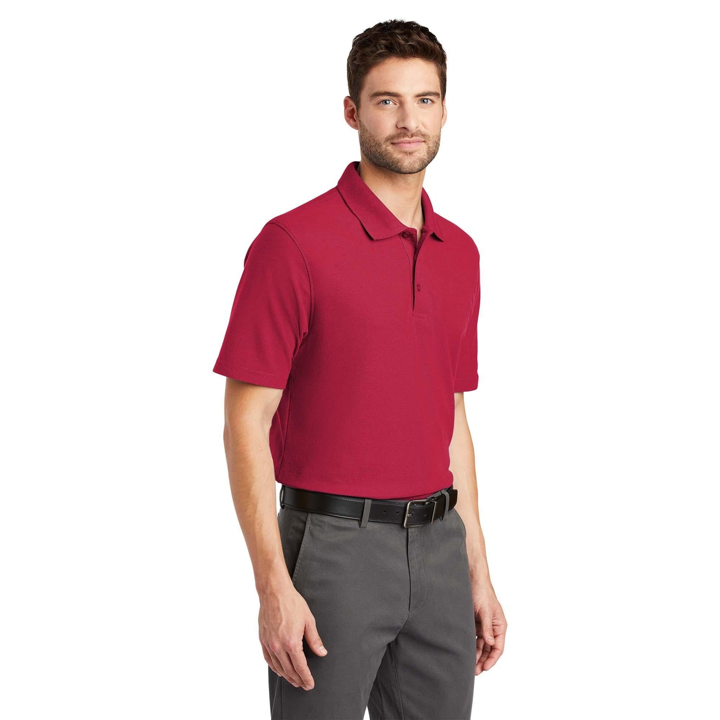 Black Polo Shirts - Port Authority - Stain-Resistant