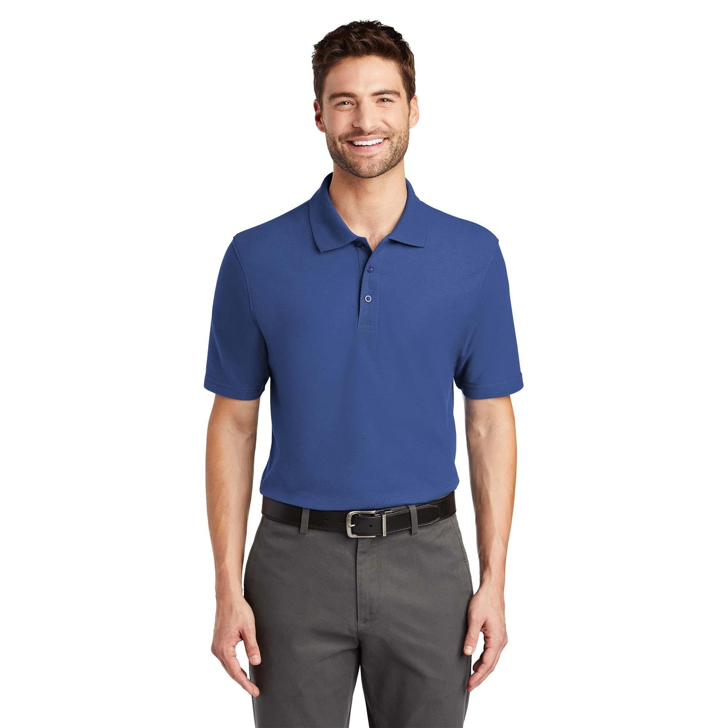 Black Polo Shirts - Port Authority - Stain-Resistant