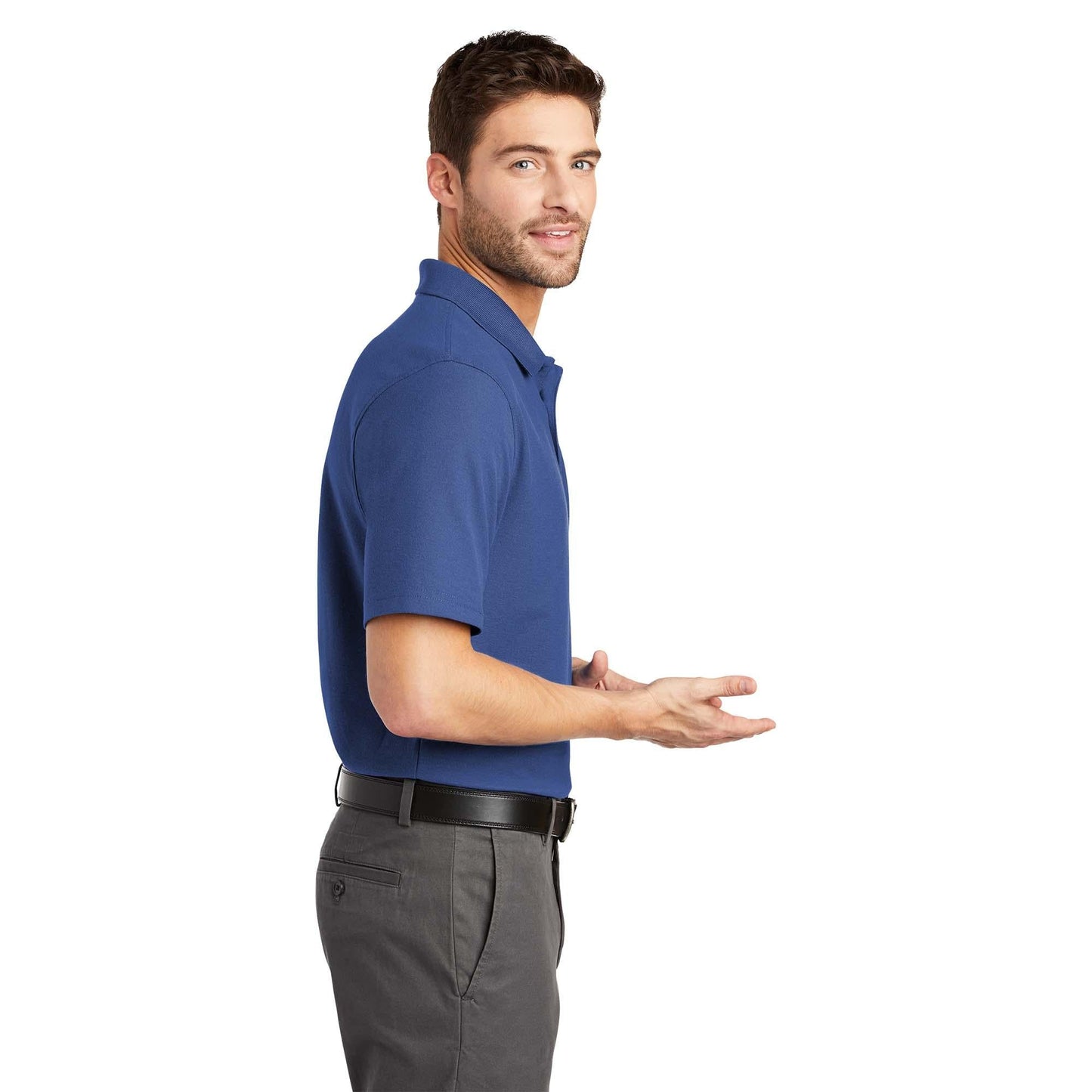 Black Polo Shirts - Port Authority - Stain-Resistant
