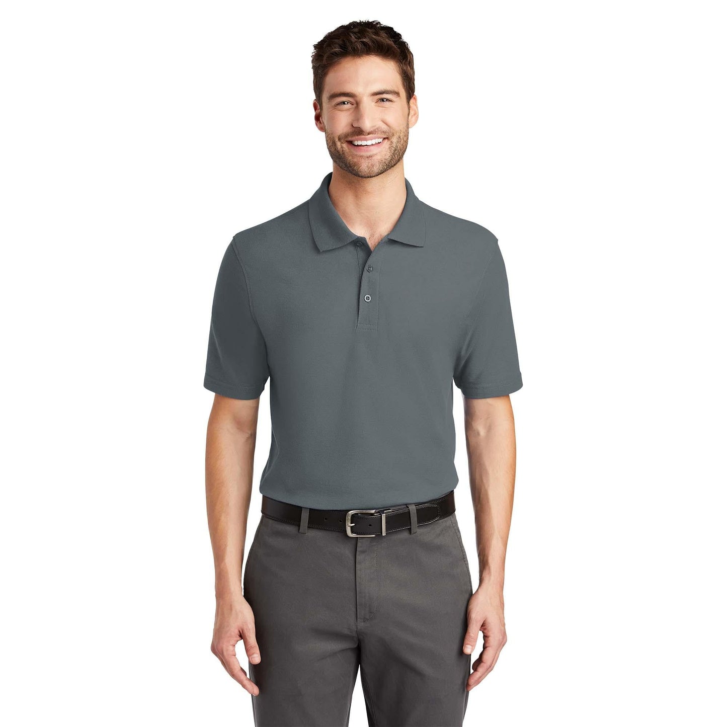 Black Polo Shirts - Port Authority - Stain-Resistant