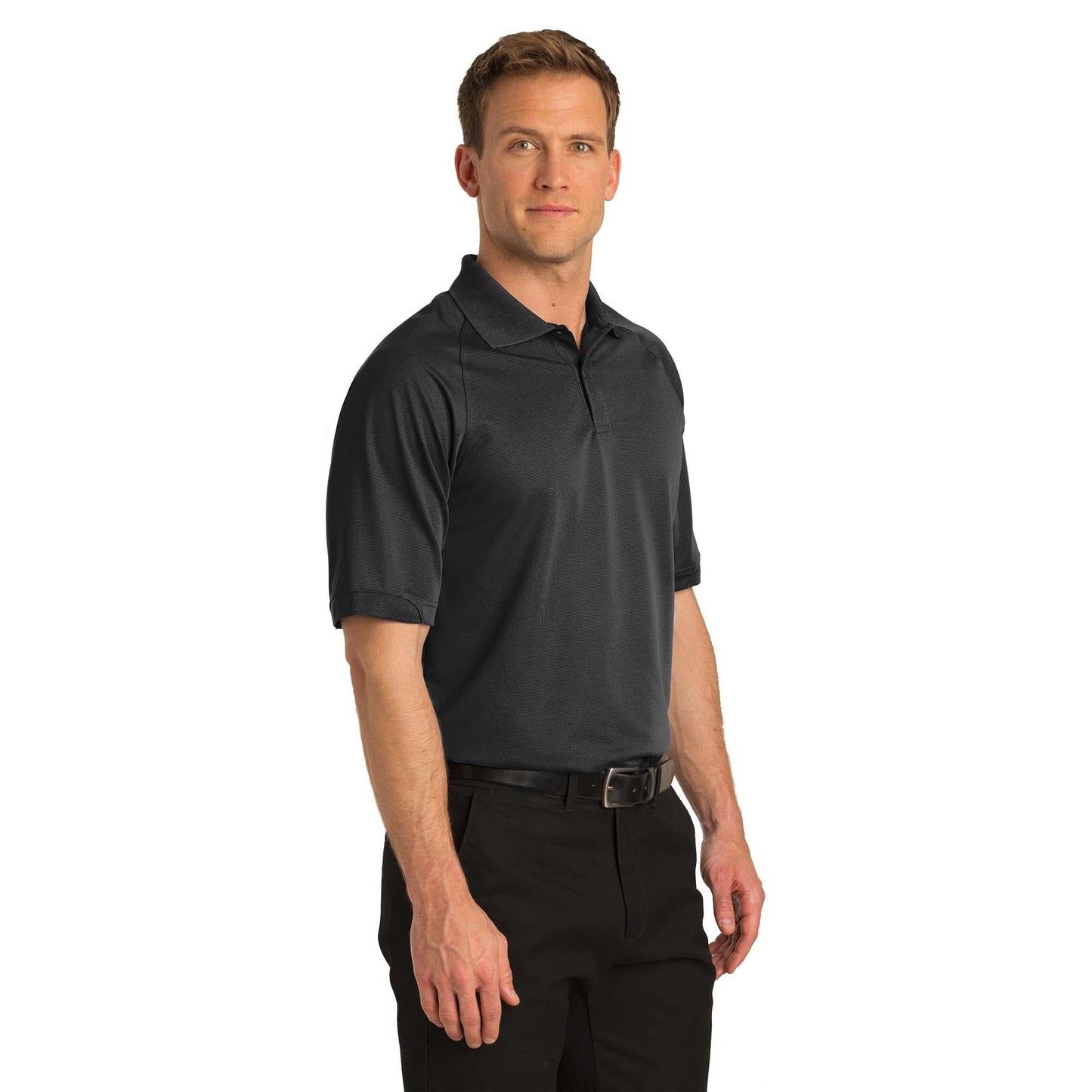 Black Polo Shirt - Port Authority - Moisture Wicking