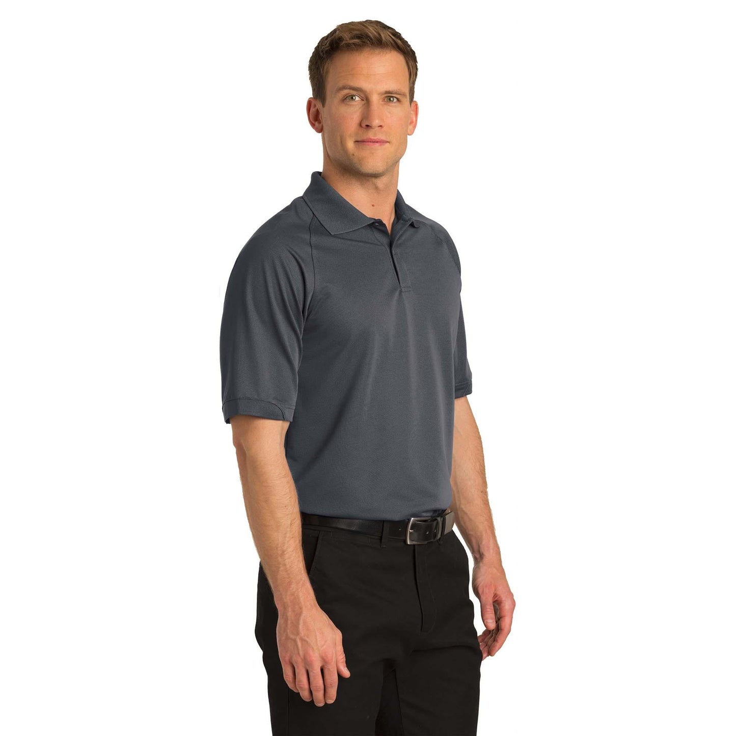 Black Polo Shirt - Port Authority - Moisture Wicking
