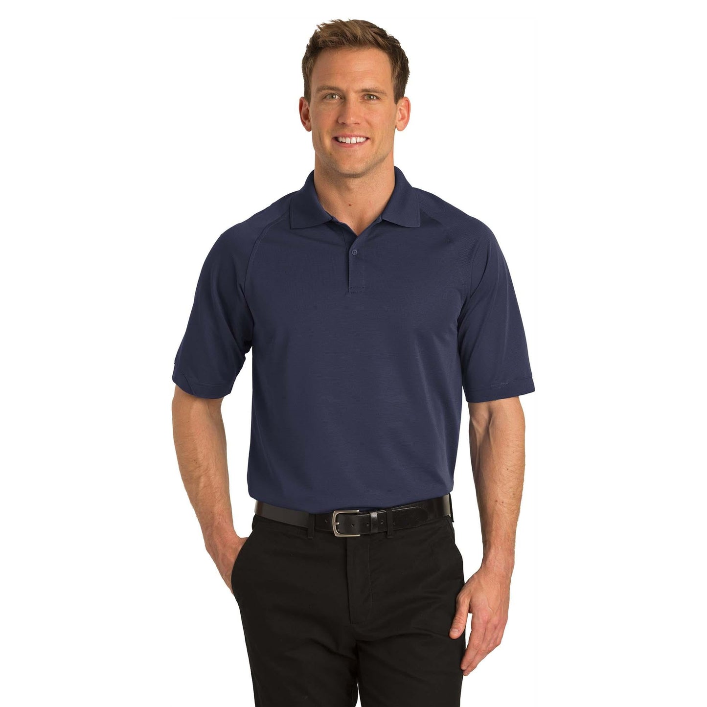 Black Polo Shirt - Port Authority - Moisture Wicking