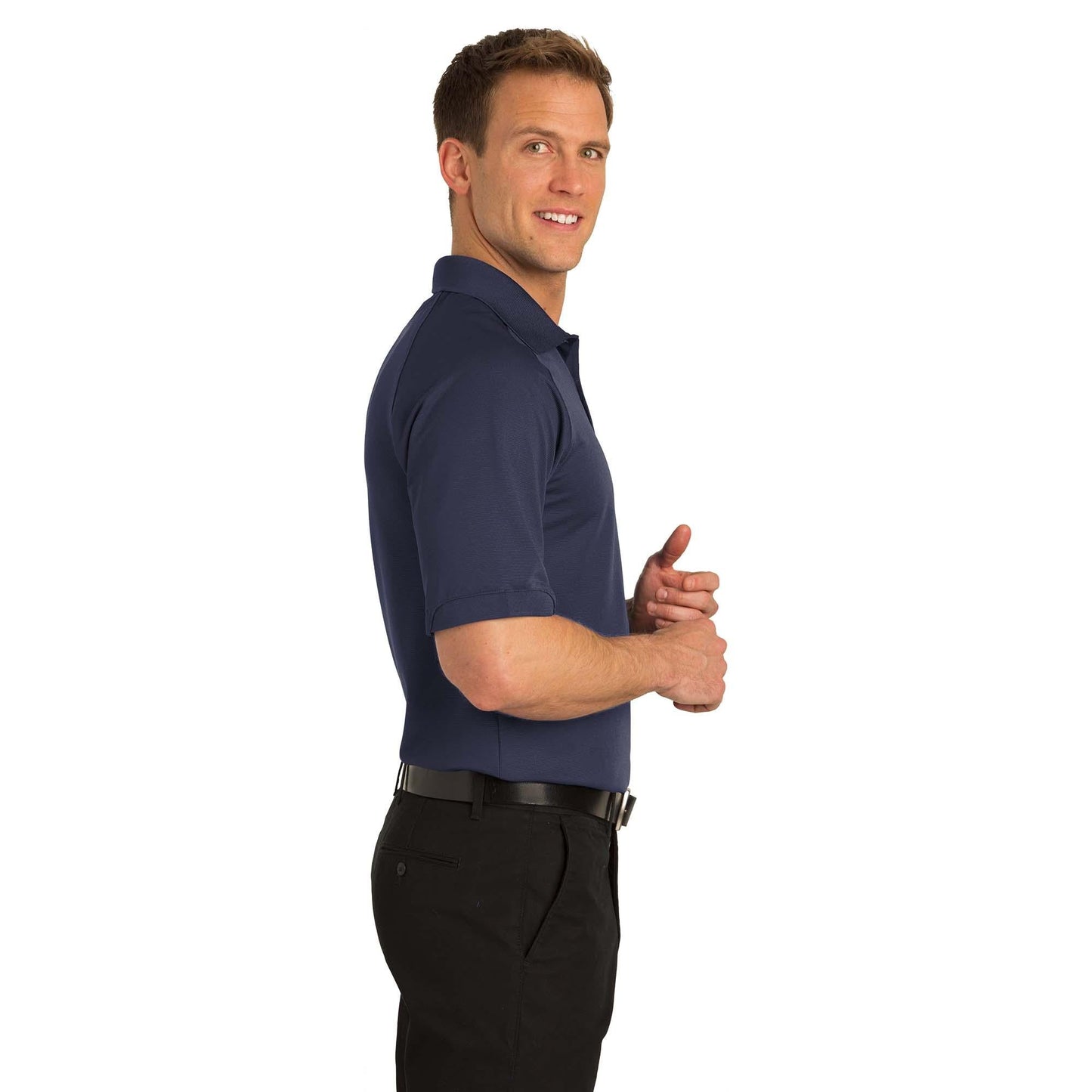 Black Polo Shirt - Port Authority - Moisture Wicking