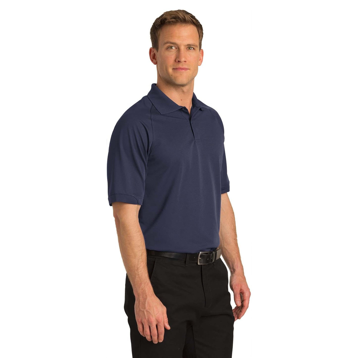 Black Polo Shirt - Port Authority - Moisture Wicking