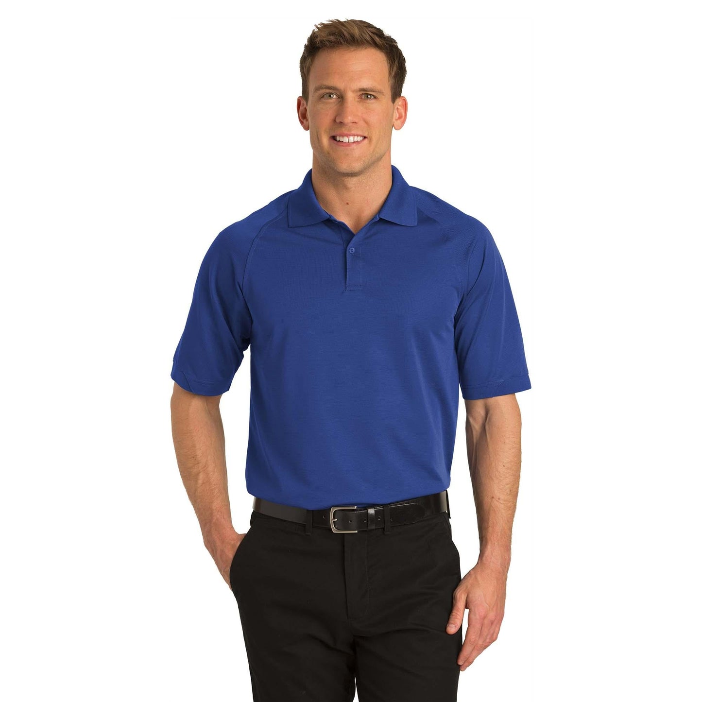 Black Polo Shirt - Port Authority - Moisture Wicking