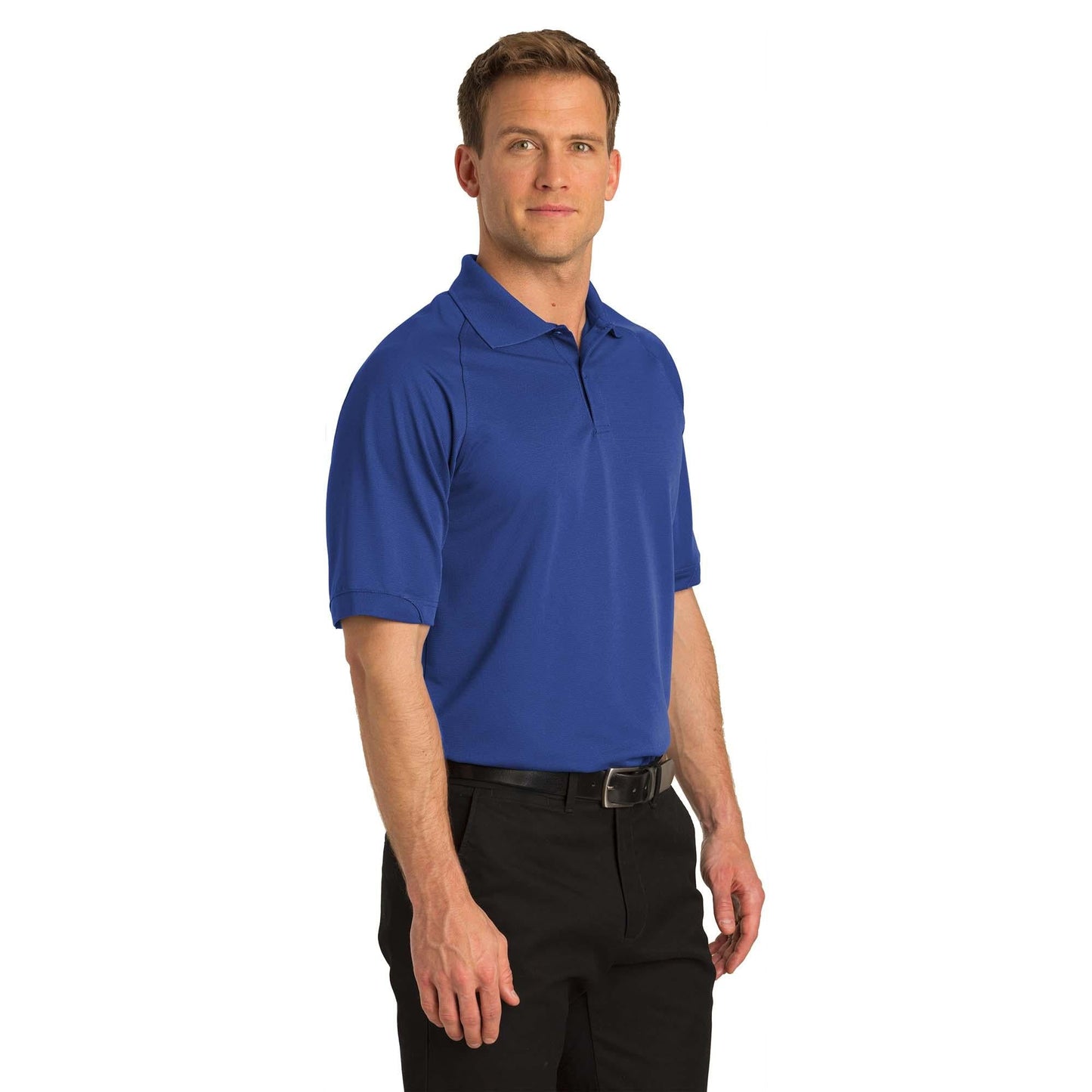 Black Polo Shirt - Port Authority - Moisture Wicking