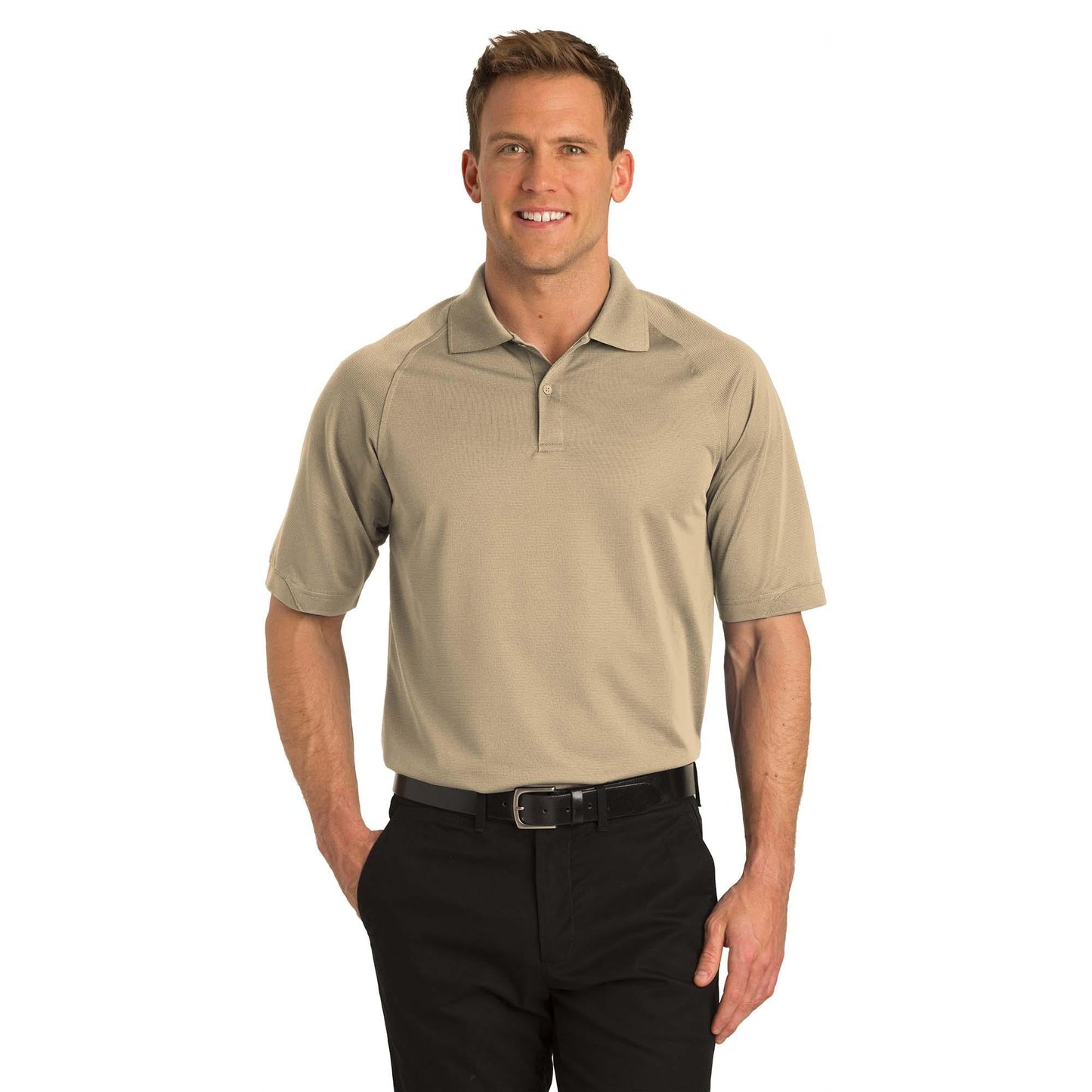 Black Polo Shirt - Port Authority - Moisture Wicking