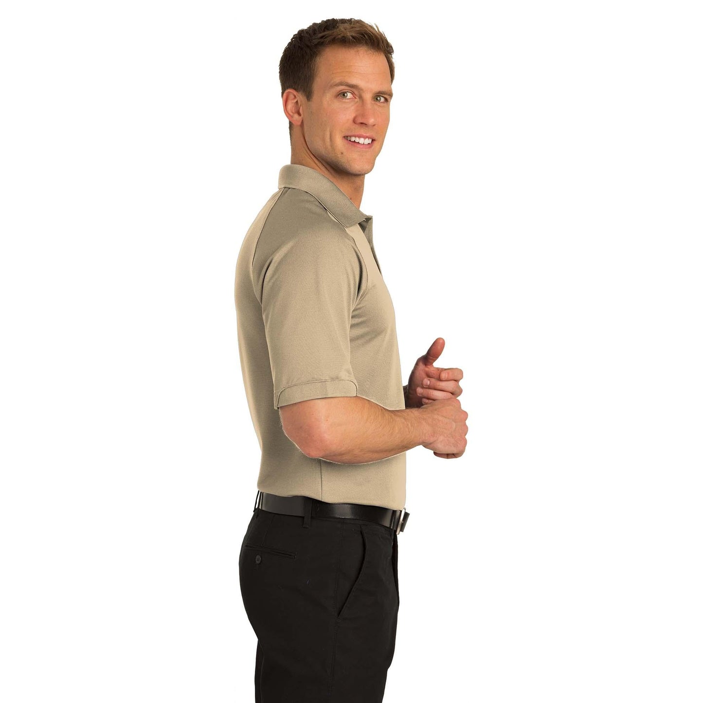 Black Polo Shirt - Port Authority - Moisture Wicking