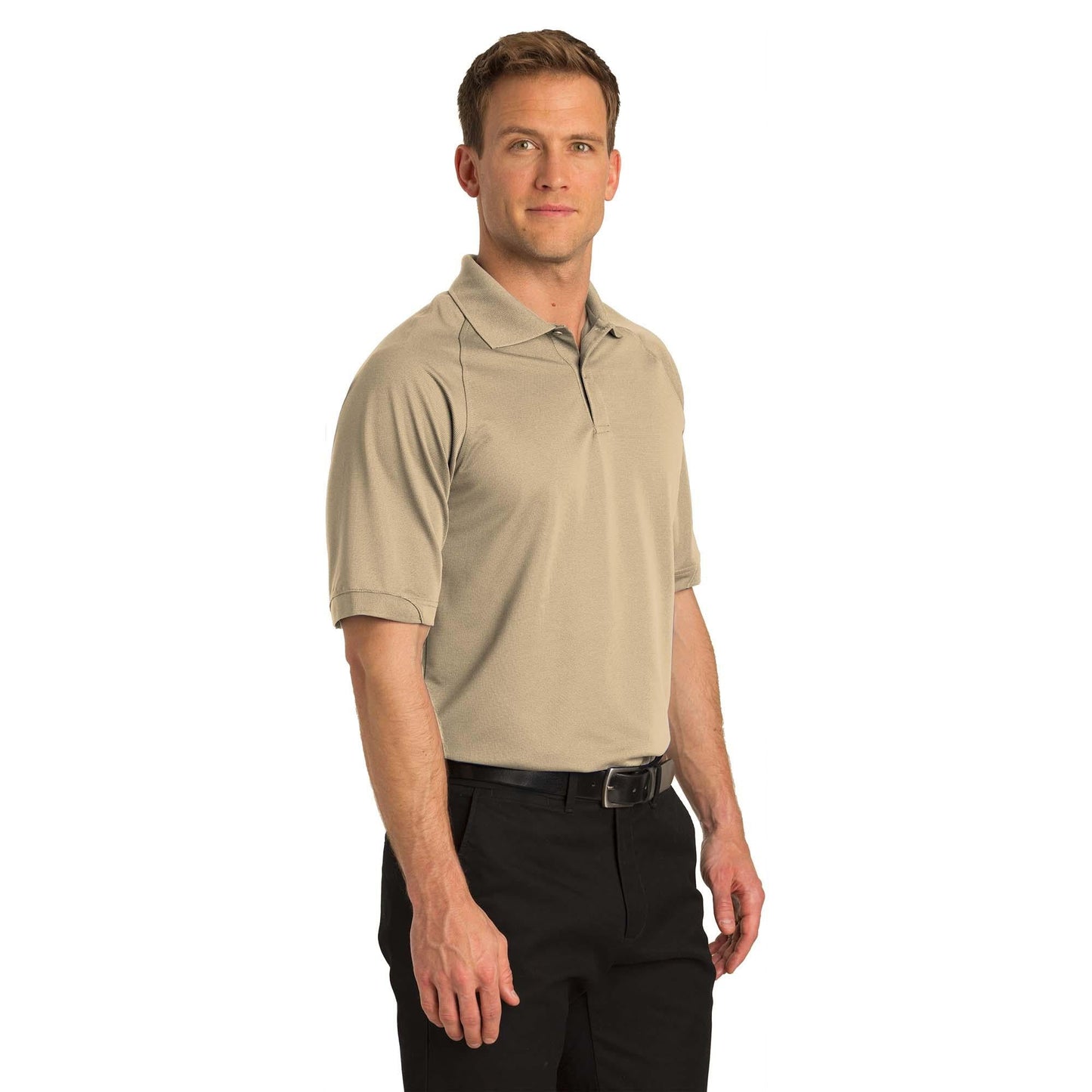Black Polo Shirt - Port Authority - Moisture Wicking