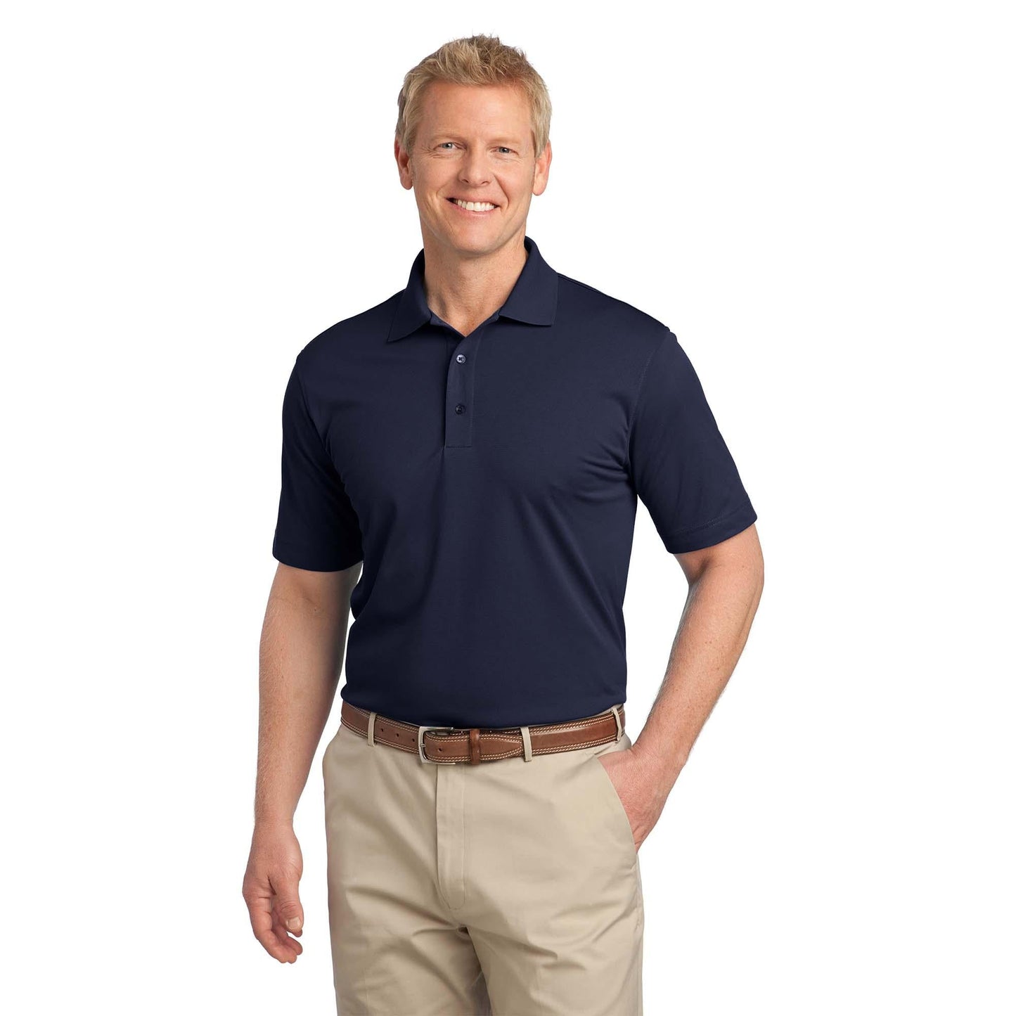 Black Polo Shirt - Port Authority - Moisture-Wicking